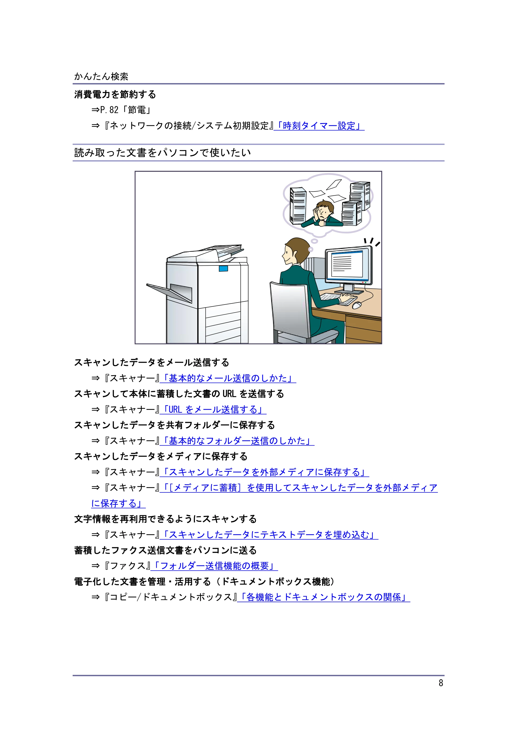 キヤノン iR W1040/W1040N 本機をお使いになる方へ （PDF形式／8.53Mバイト） — 宛先を登録したい — 原本ページ — 9ページ