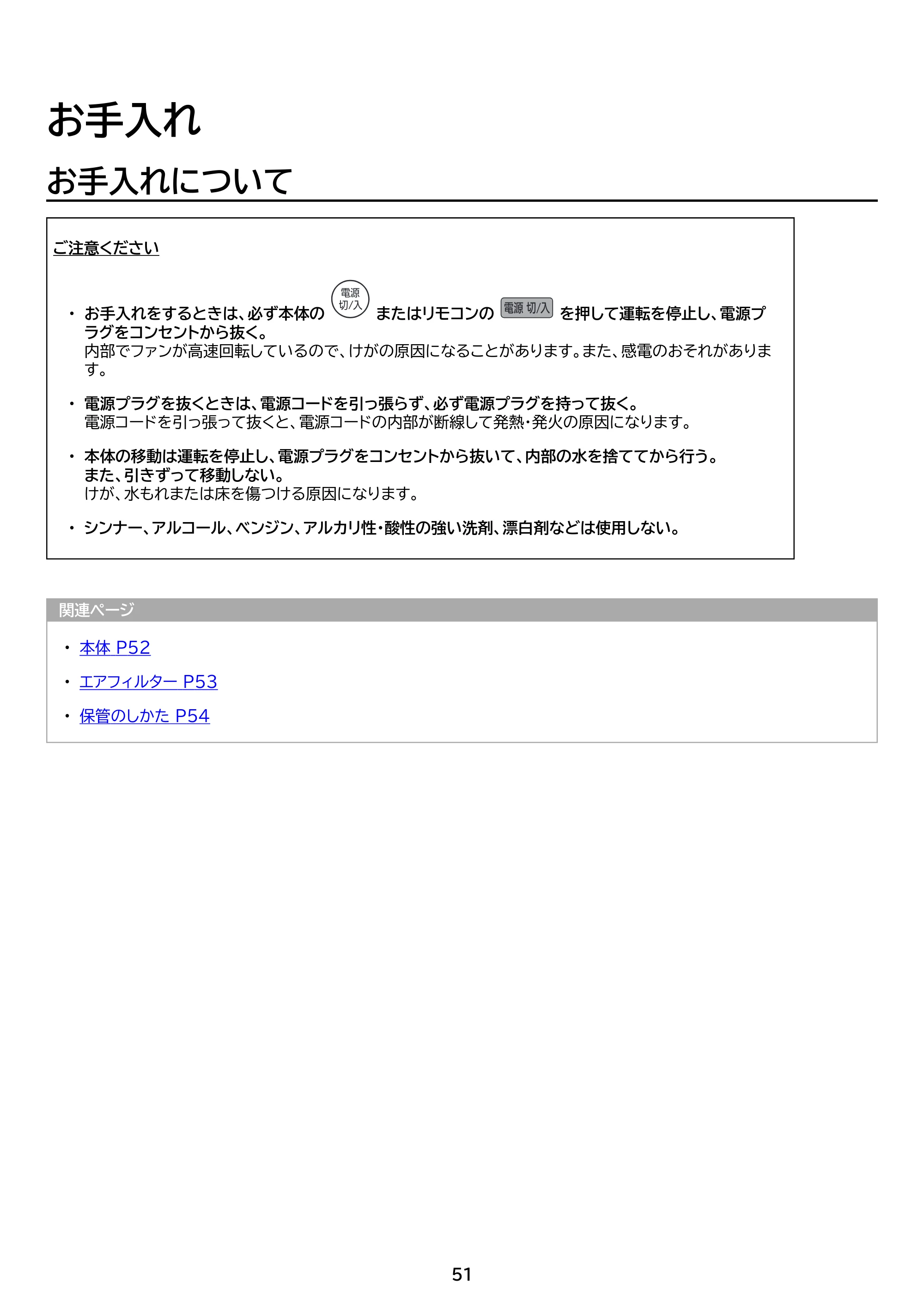 アイリスオーヤマ IPA-3525G 取扱説明書 — 原本ページ — 51ページ
