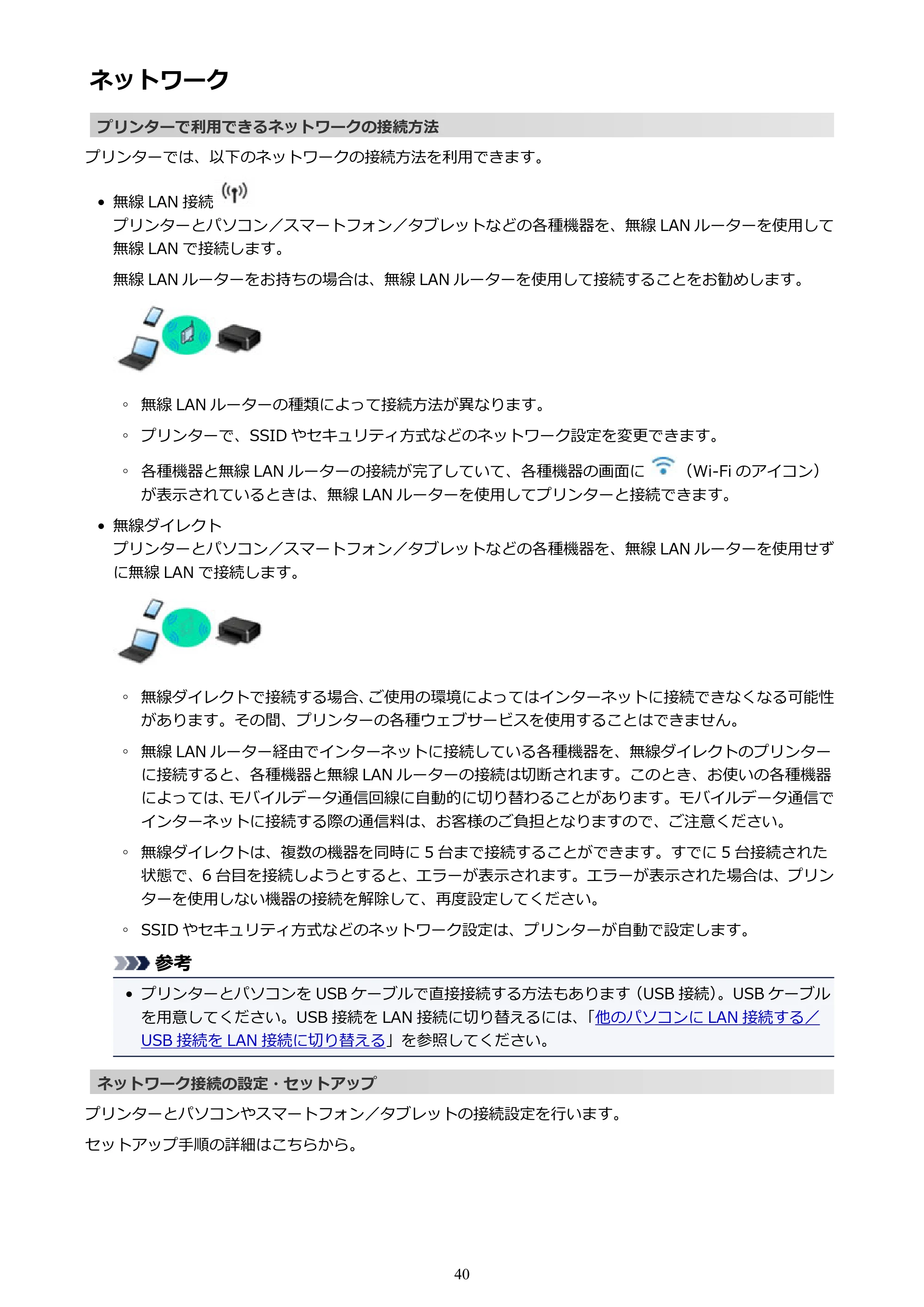 キヤノン PIXUS TR7530 電子マニュアル PDF版（Mac版）（PDF：16.1MB） — ネットワーク — 原本ページ — 40ページ