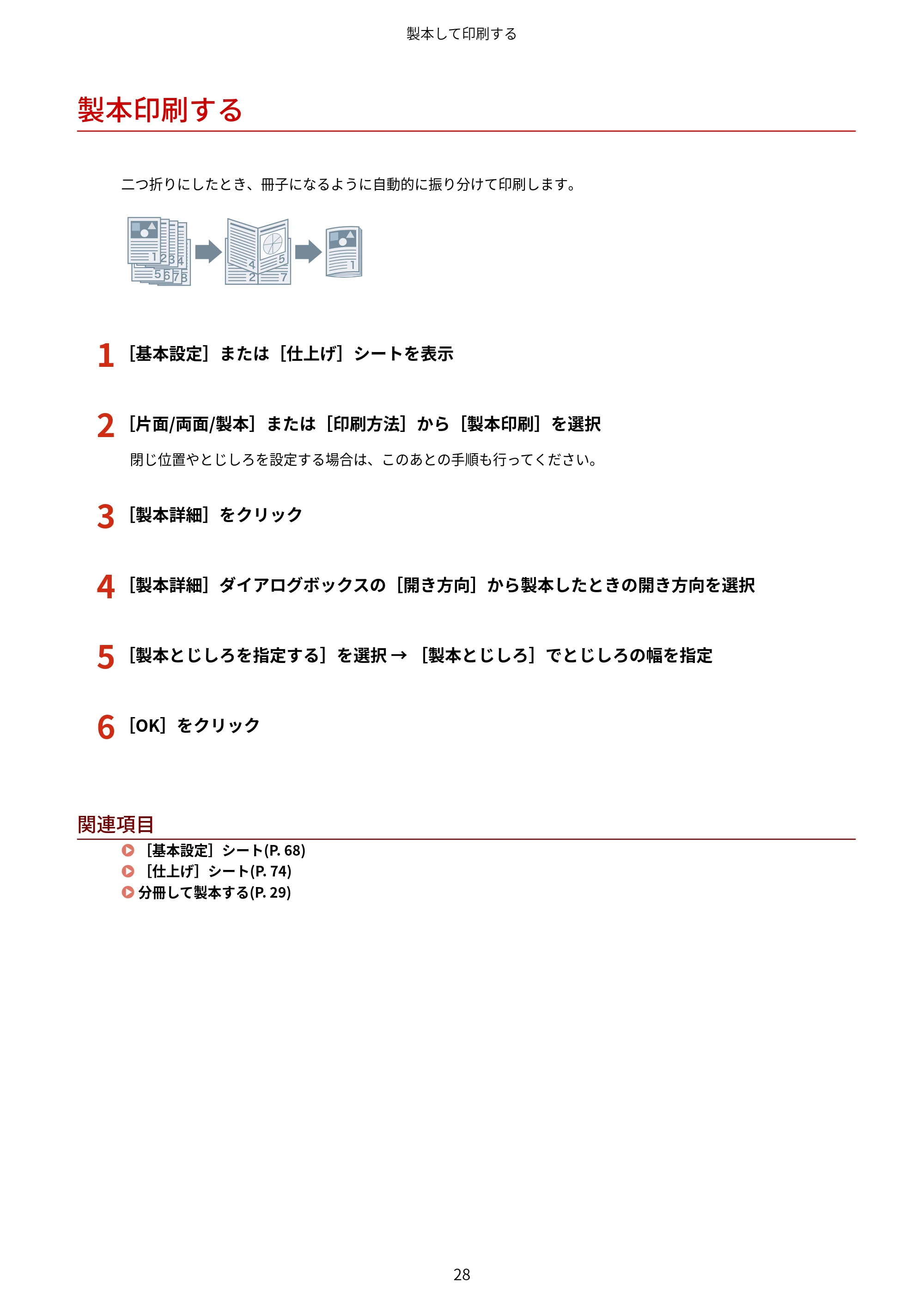 キヤノン WG7350F/7350FM Windows Business IJ LIPSLX プリンタードライバーガイド 2018年12月7日更新(PDF:878KB) — 製本印刷する — 原本ページ — 31ページ
