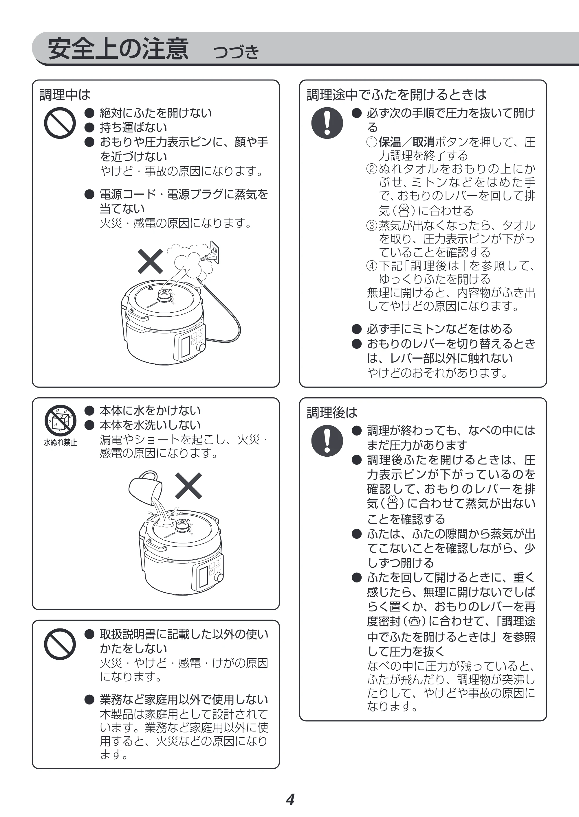 アイリスオーヤマ KPC-MA3 取扱説明書 — 原本ページ — 4ページ