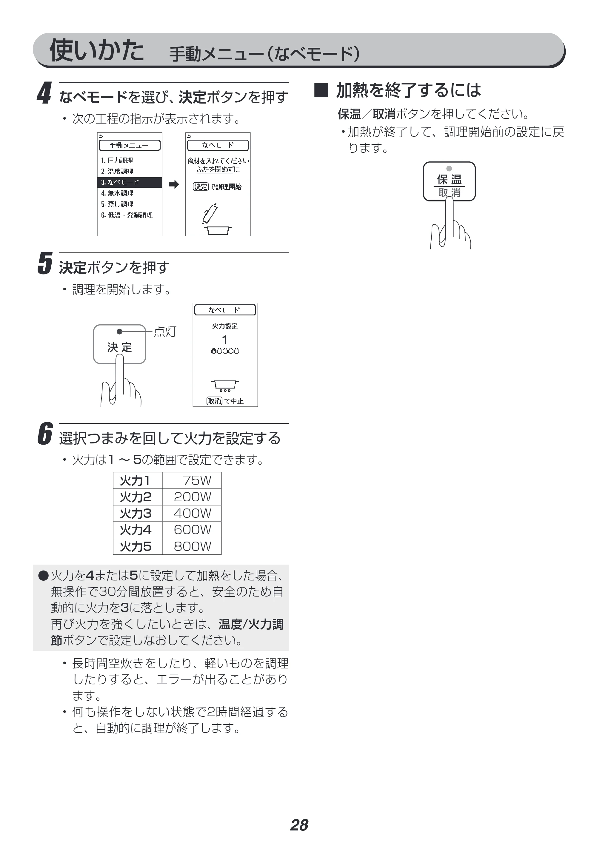 アイリスオーヤマ KPC-MA3 取扱説明書 — 原本ページ — 28ページ