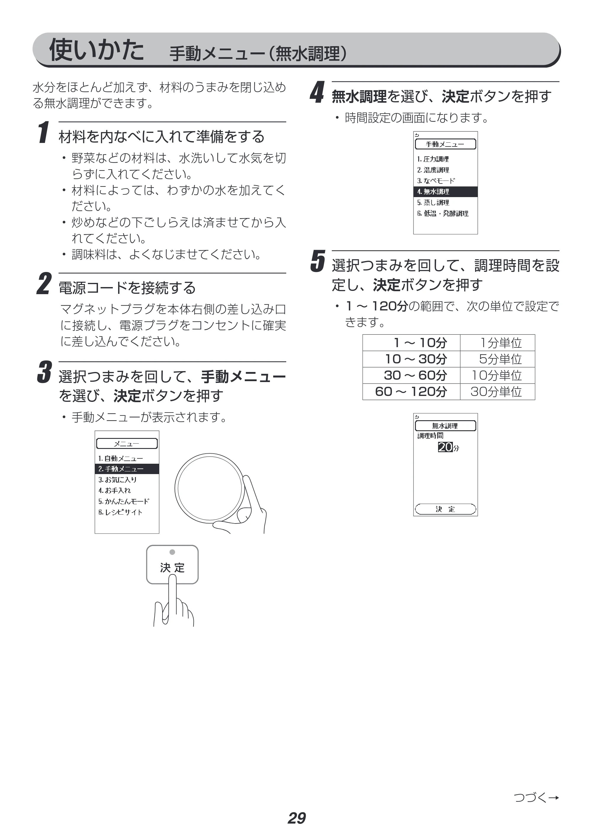 アイリスオーヤマ KPC-MA3 取扱説明書 — 原本ページ — 29ページ