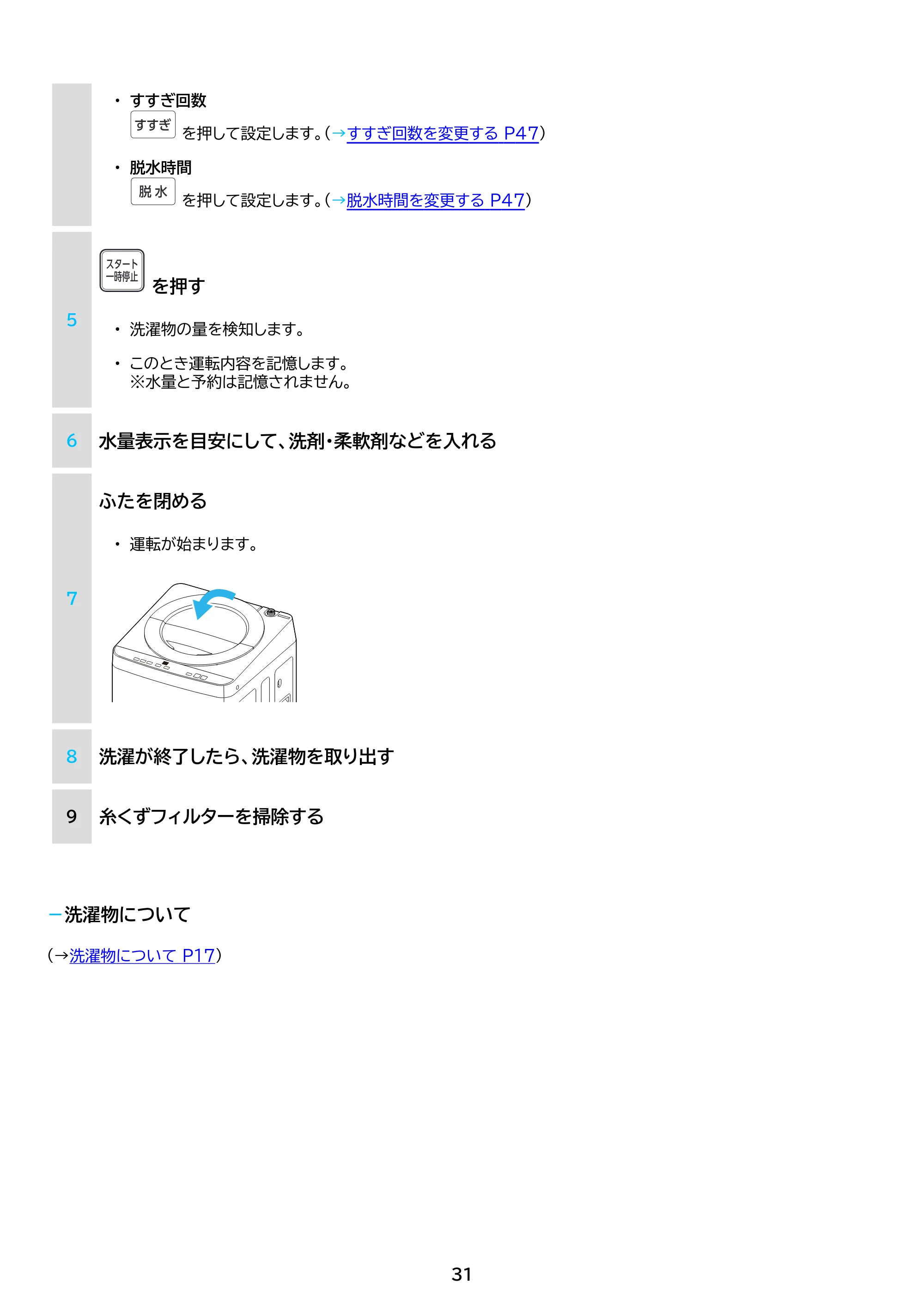 アイリスオーヤマ ITW-60B01 取扱説明書 — 原本ページ — 31ページ