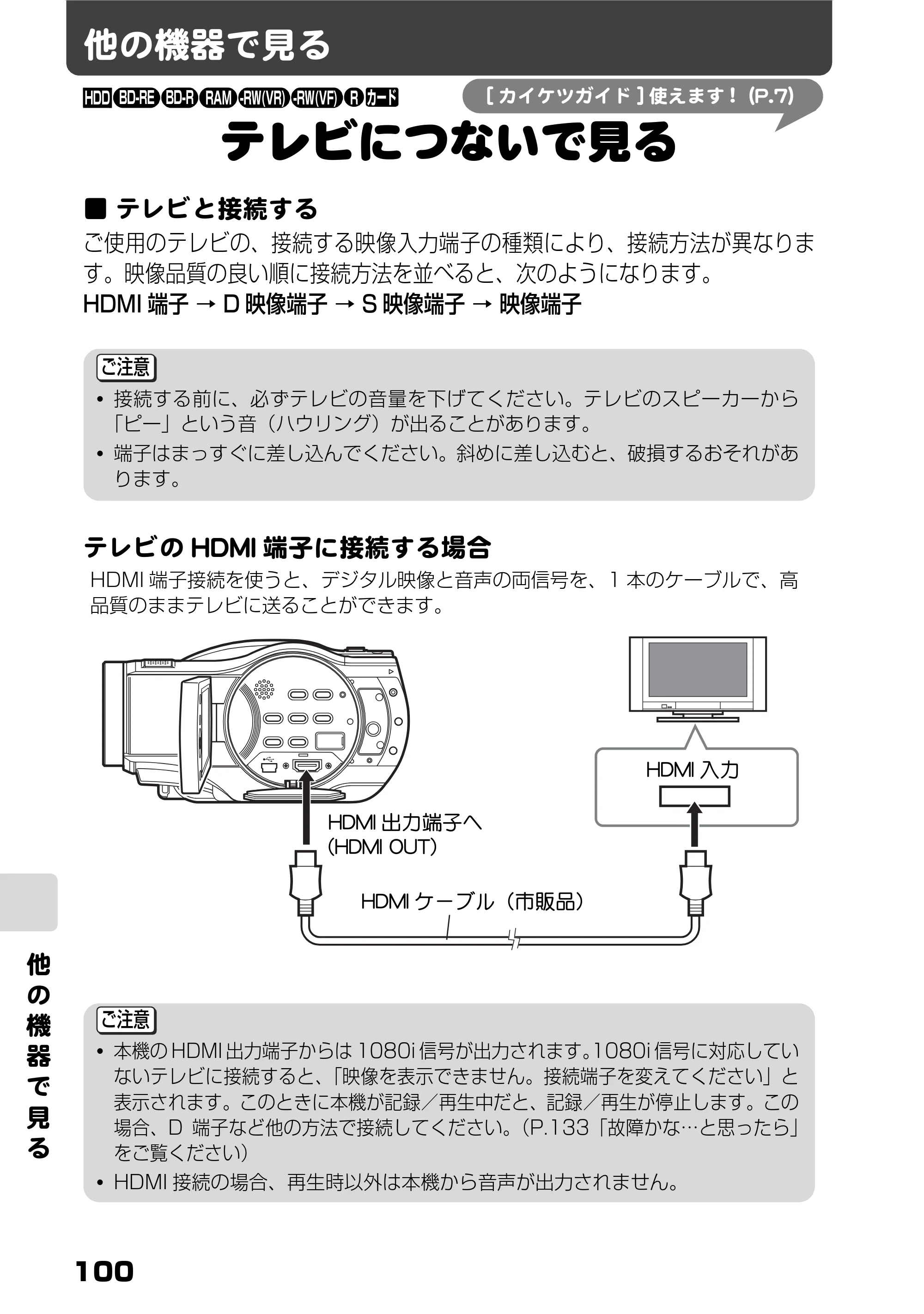 日立 DZ-BD7H / DZ-BD70 取扱説明書 — 他の機器で見る — 原本ページ — 18ページ