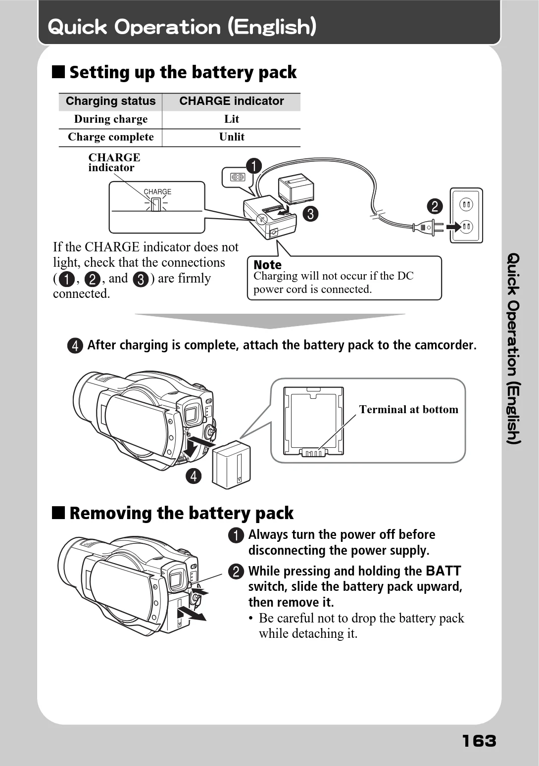 日立 DZ-BD7H / DZ-BD70 取扱説明書 — Quick Operation (English) — 図版 81-1 — 81ページ