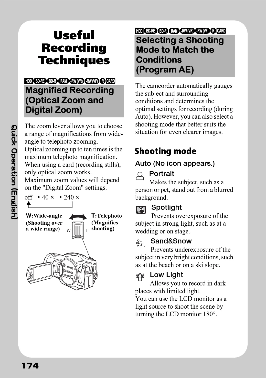 日立 DZ-BD7H / DZ-BD70 取扱説明書 — Useful Recording Techniques — 図版 92-1 — 92ページ