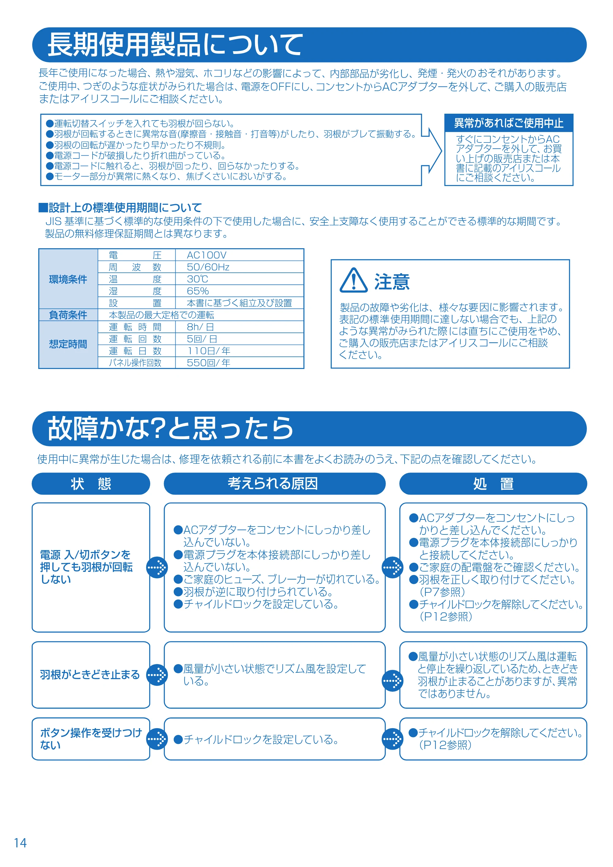 アイリスオーヤマ EFB-32DHR-30 取扱説明書 — EFB-32DHR30_14.pdf — 原本ページ — 14ページ
