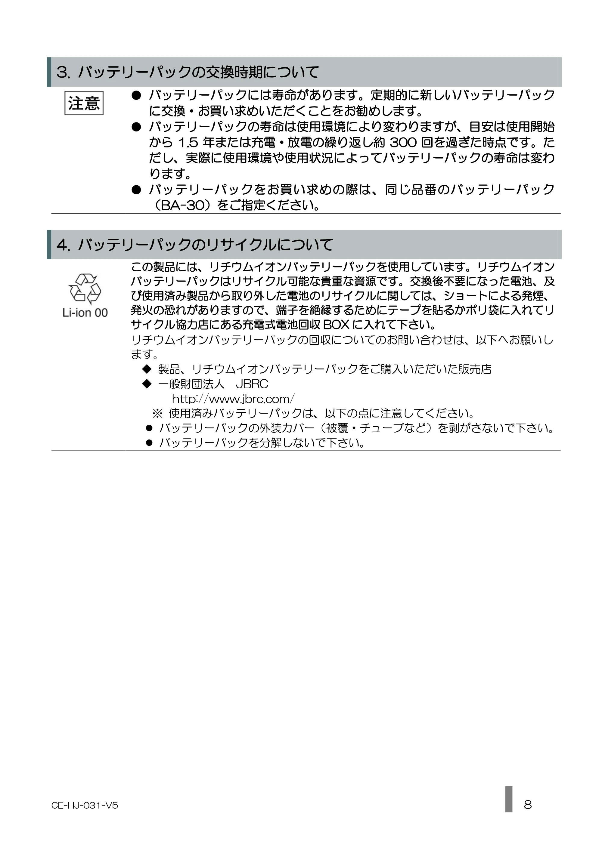 キヤノン BP-F600 使用説明書 2022年4月7日掲載（PDF：1.27MB） — 原本ページ — 8ページ