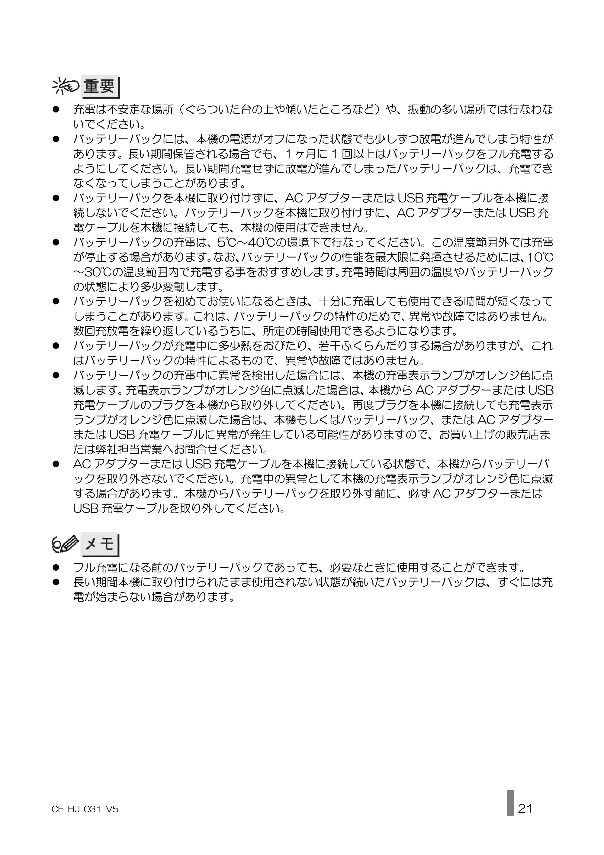 キヤノン BP-F600 使用説明書 2022年4月7日掲載（PDF：1.27MB） — 原本ページ — 21ページ