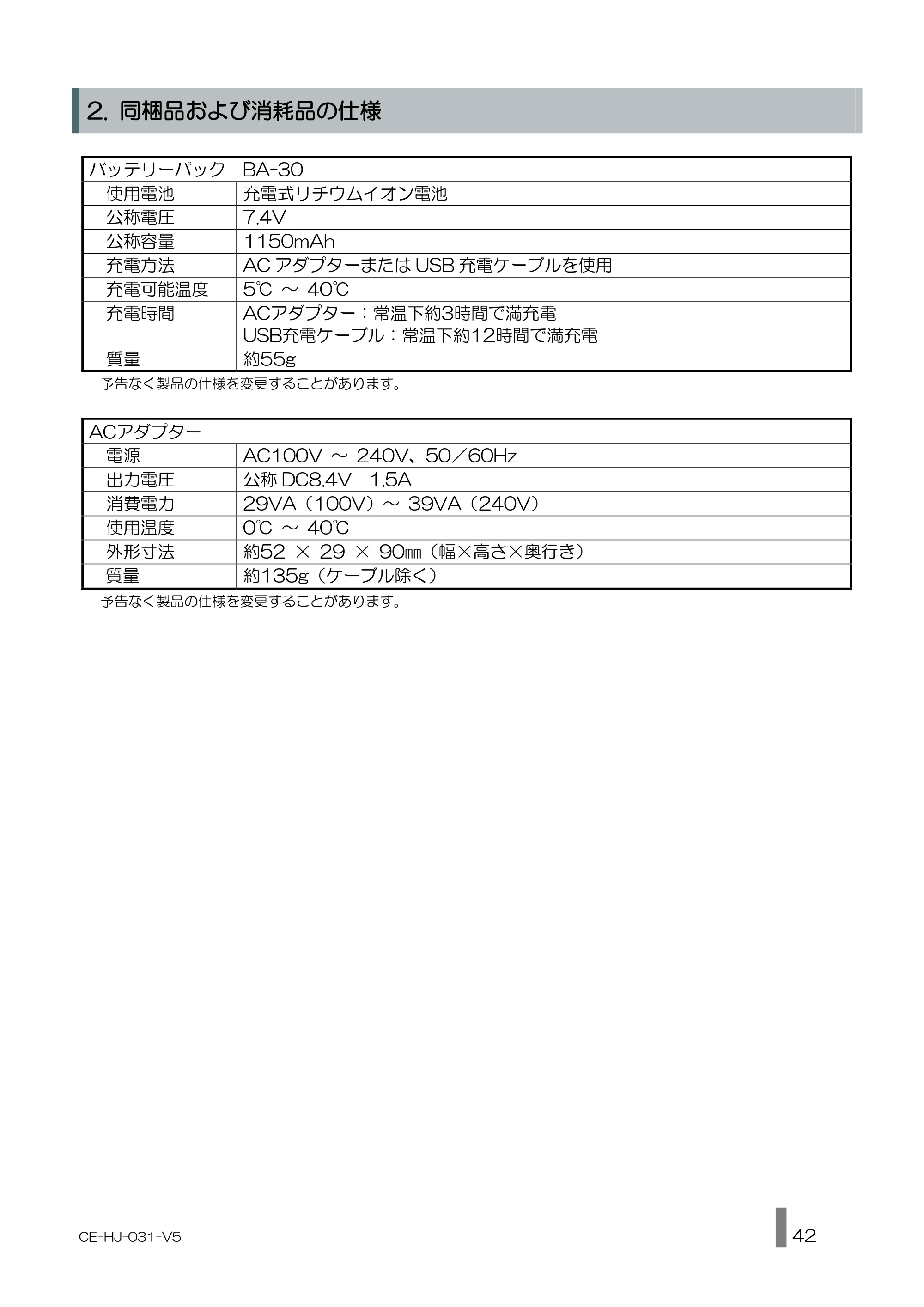 キヤノン BP-F600 使用説明書 2022年4月7日掲載（PDF：1.27MB） — 原本ページ — 42ページ