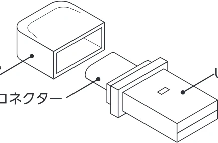 エレコム MF-CAU32032GBK / MF-CAU32032GSV / MF-CAU32064GBK 取扱説明書 — 本製品について — 図版 4-1 — 4ページ