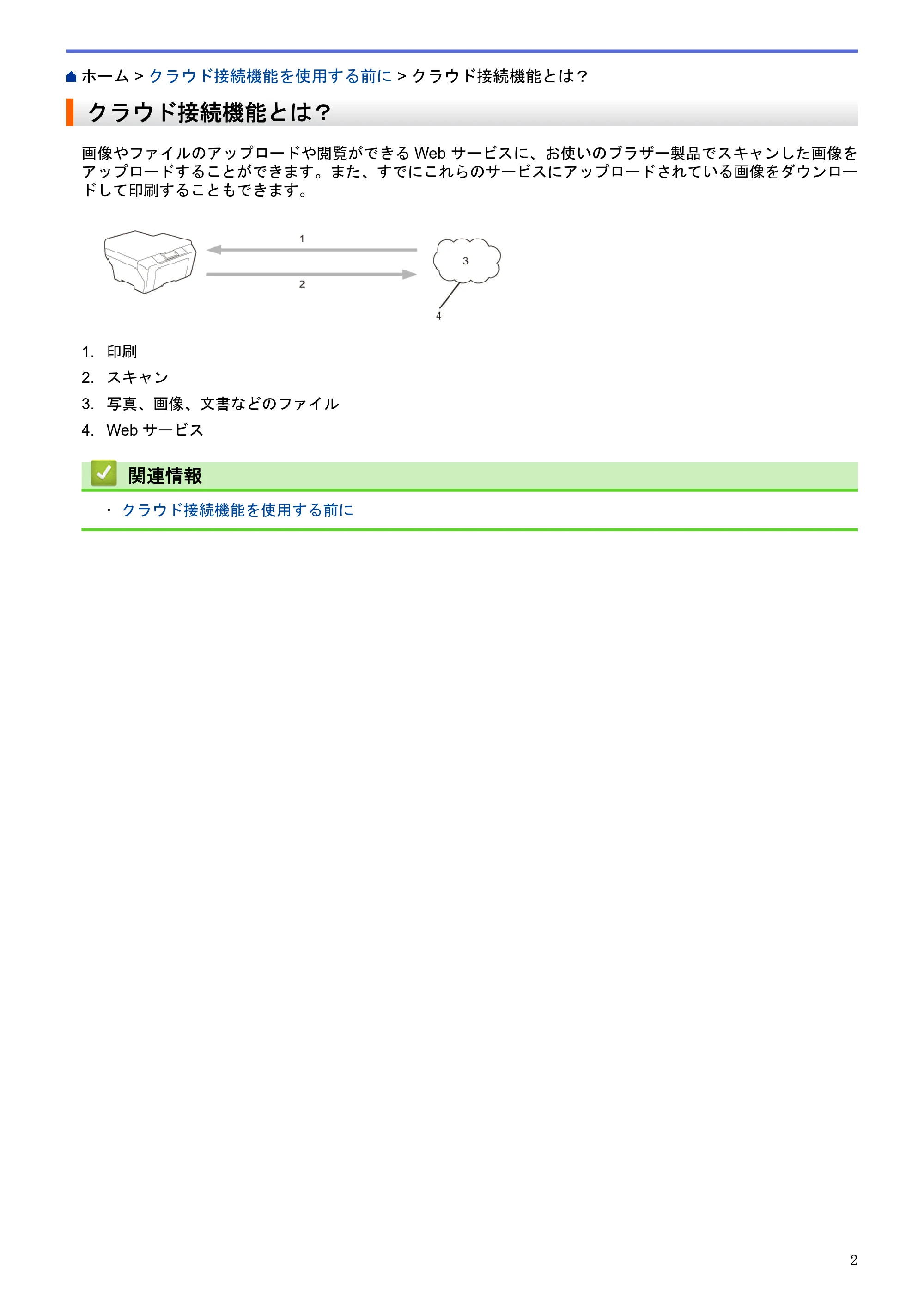 ブラザー HL-L6400DW / MFC-L6900DW / MFC-L5755DW クラウド接続ガイド — クラウド接続機能とは？ — 原本ページ — 6ページ
