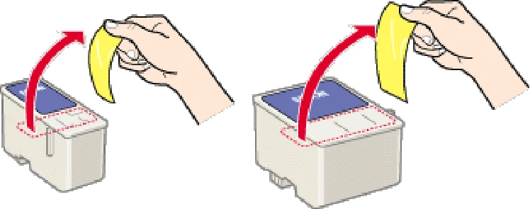 エプソン CC-570L CC-570L ユーザーズガイド (Windows版) — インクカートリッジの交換方法 92 — 図版 92-3 — 92ページ
