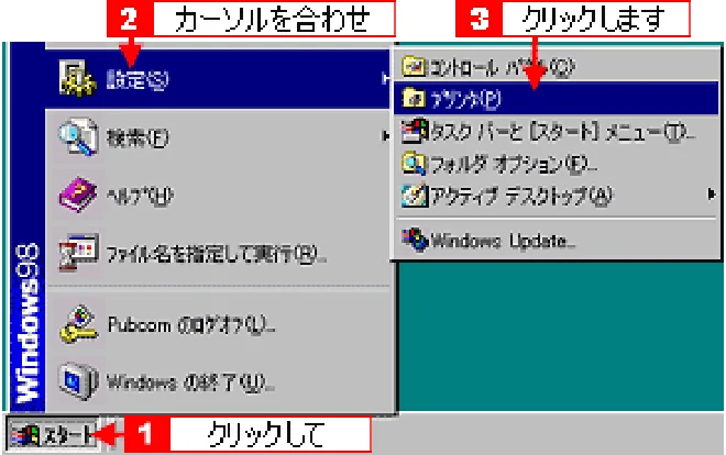 エプソン CC-570L CC-570L ユーザーズガイド (Windows版) — クライアント機の設定(Windows 98/Me) — 図版 147-1 — 147ページ