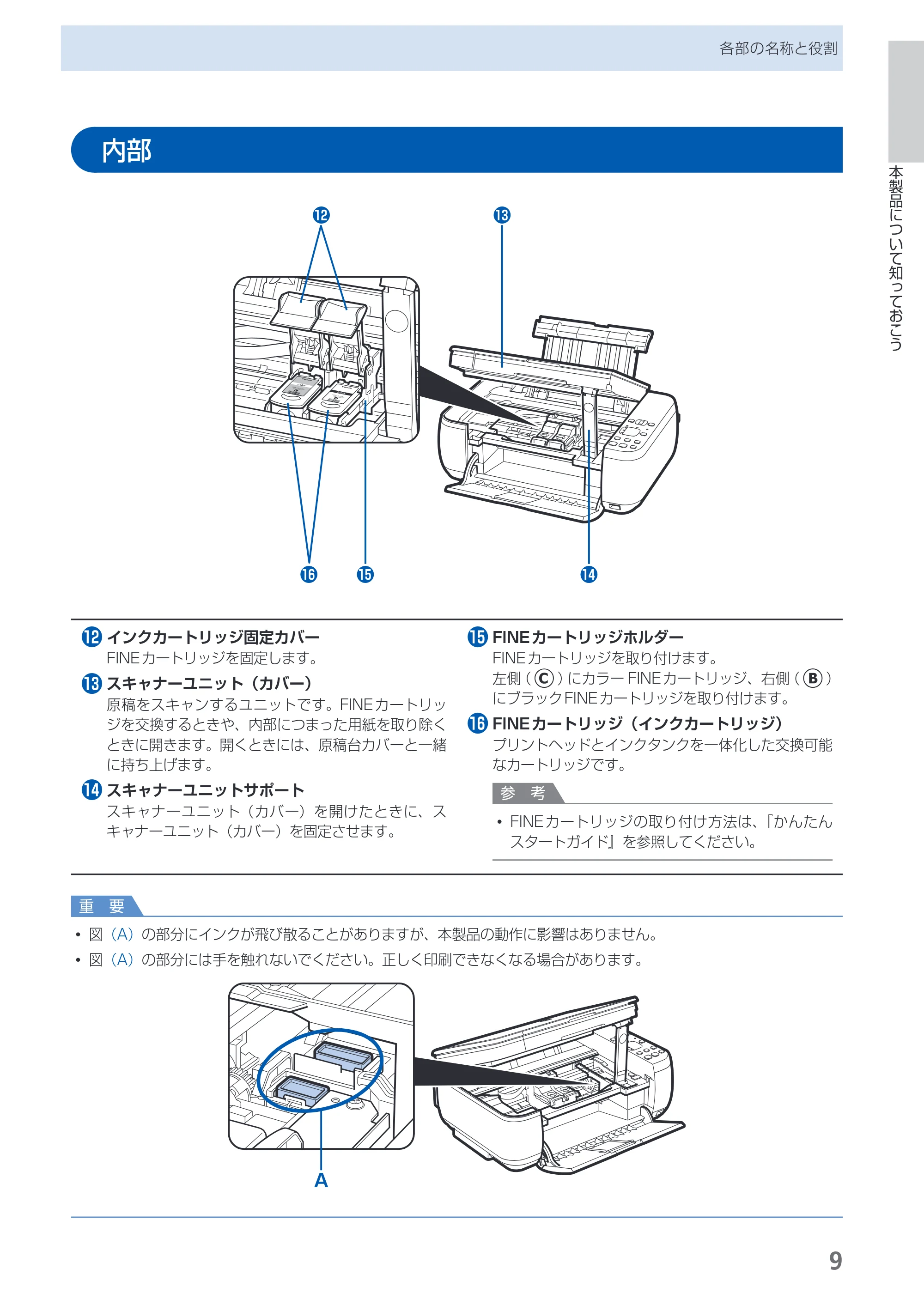 キヤノン PIXUS MP270 らくらく操作ガイド （PDF形式／14.82Mバイト） — 内部 — 原本ページ — 11ページ