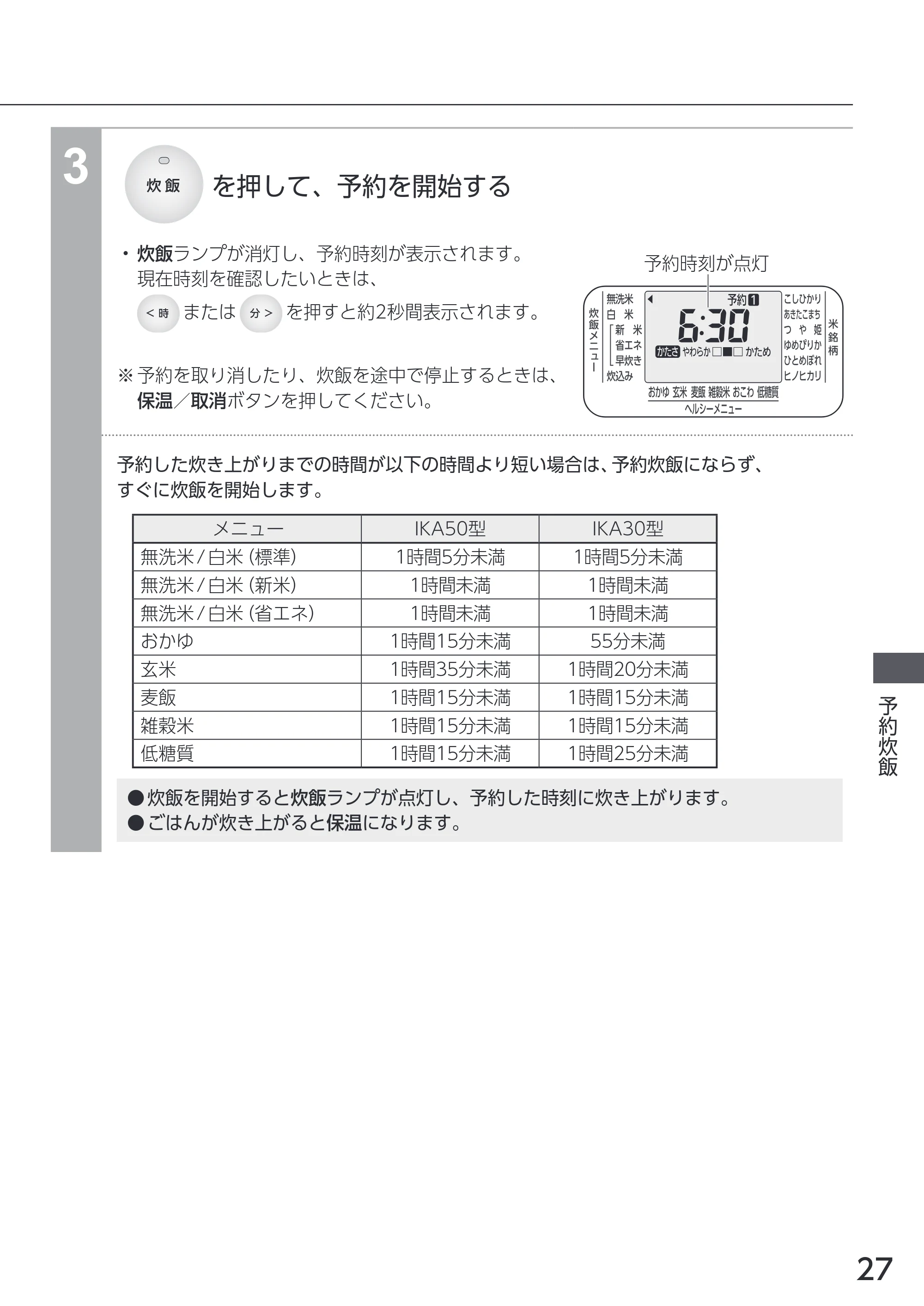 アイリスオーヤマ RC-IKA30 取扱説明書 — 原本ページ — 27ページ