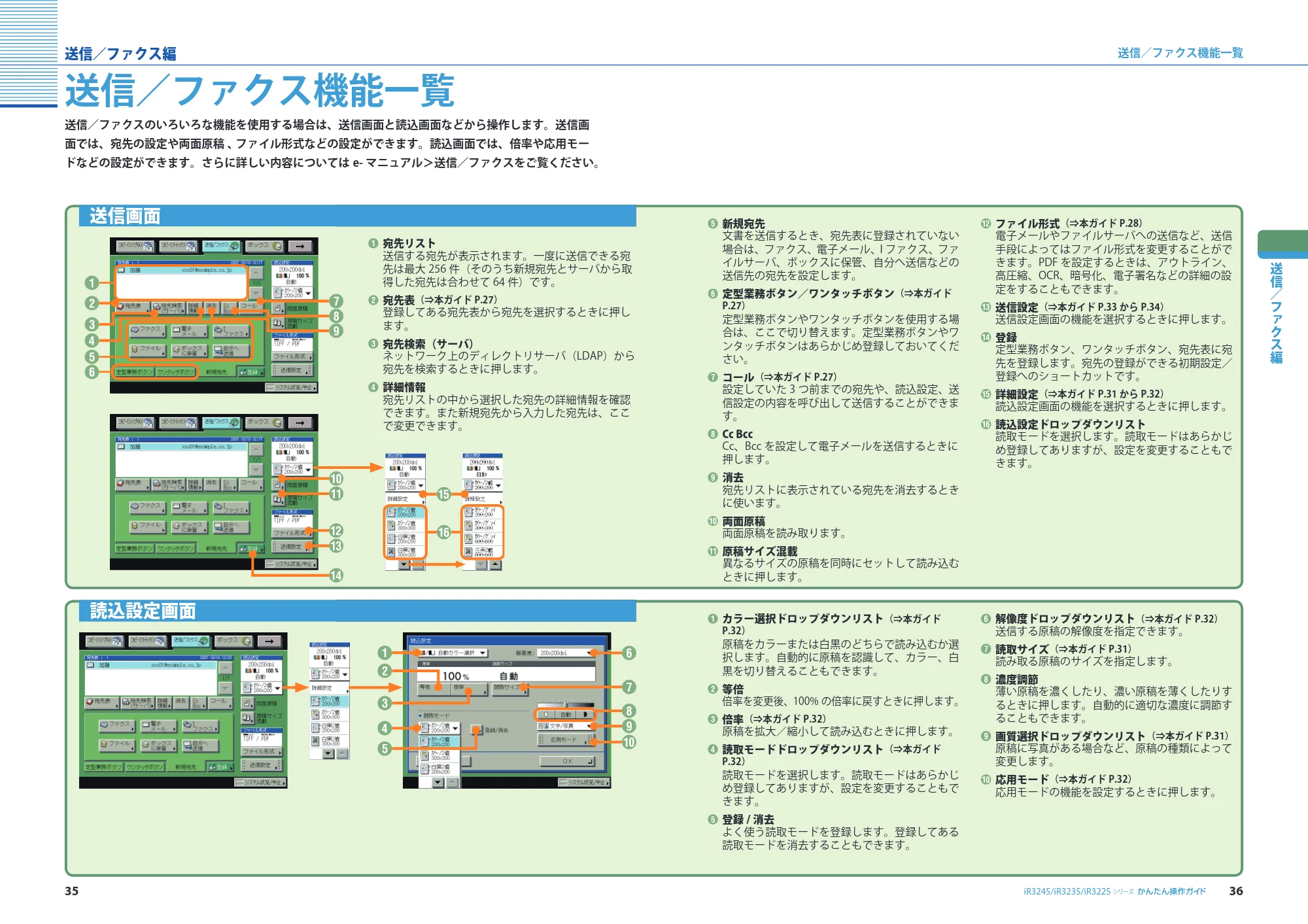 キヤノン iR3245/3245F/3245F-R/3235/3235F/3225/3225F/3225F-R かんたん操作ガイド （PDF形式／16.73Mバイト） — 原本ページ — 19ページ