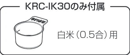 アイリスオーヤマ RC-IK30 取扱説明書 — 使いかた 炊飯 — 図版 13-1 — 13ページ