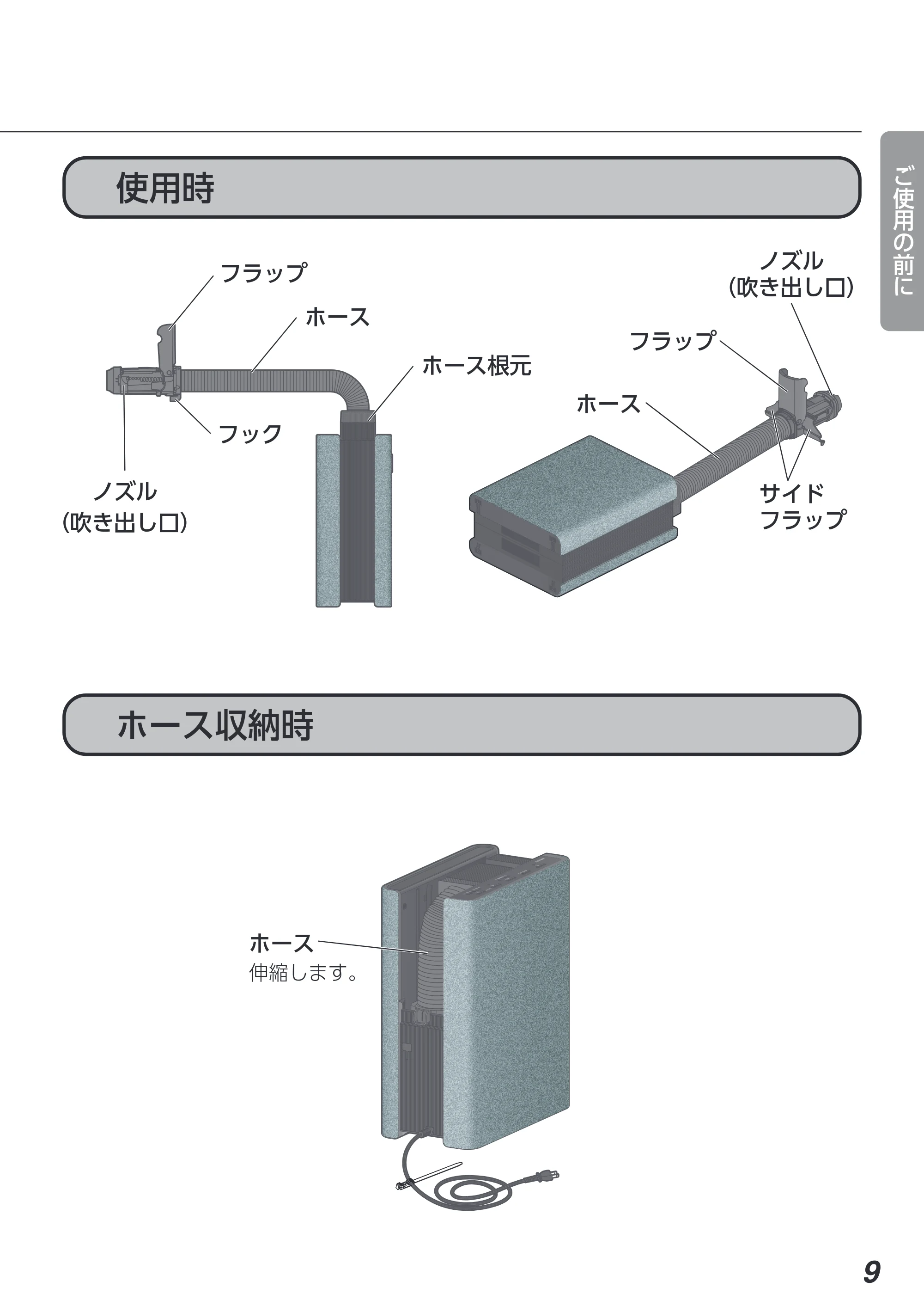 アイリスオーヤマ FK-D2 取扱説明書 — 原本ページ — 9ページ