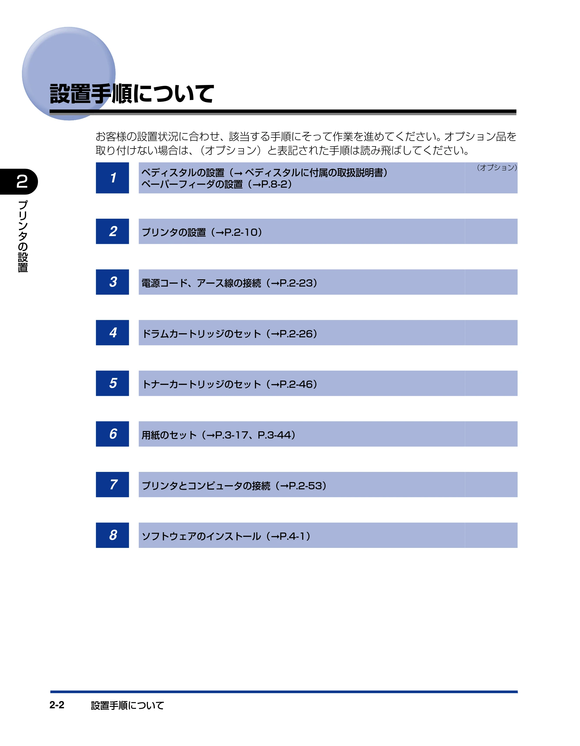 キヤノン LBP5610 ユーザーズガイド 2011年10月27日掲載(PDF:23.2MB) — 設置手順について — 原本ページ — 38ページ