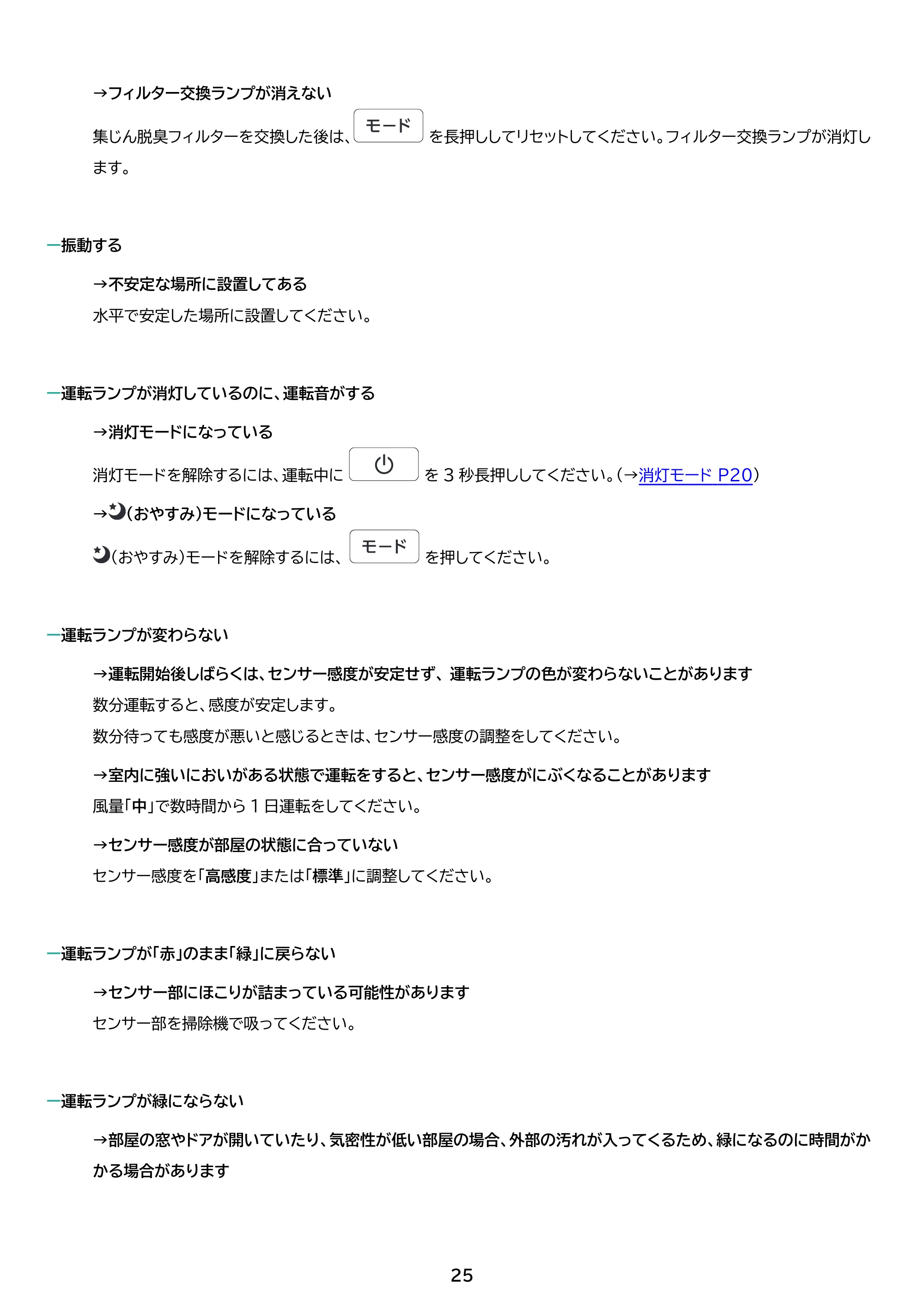 アイリスオーヤマ AAP-S30C 取扱説明書 — 原本ページ — 25ページ
