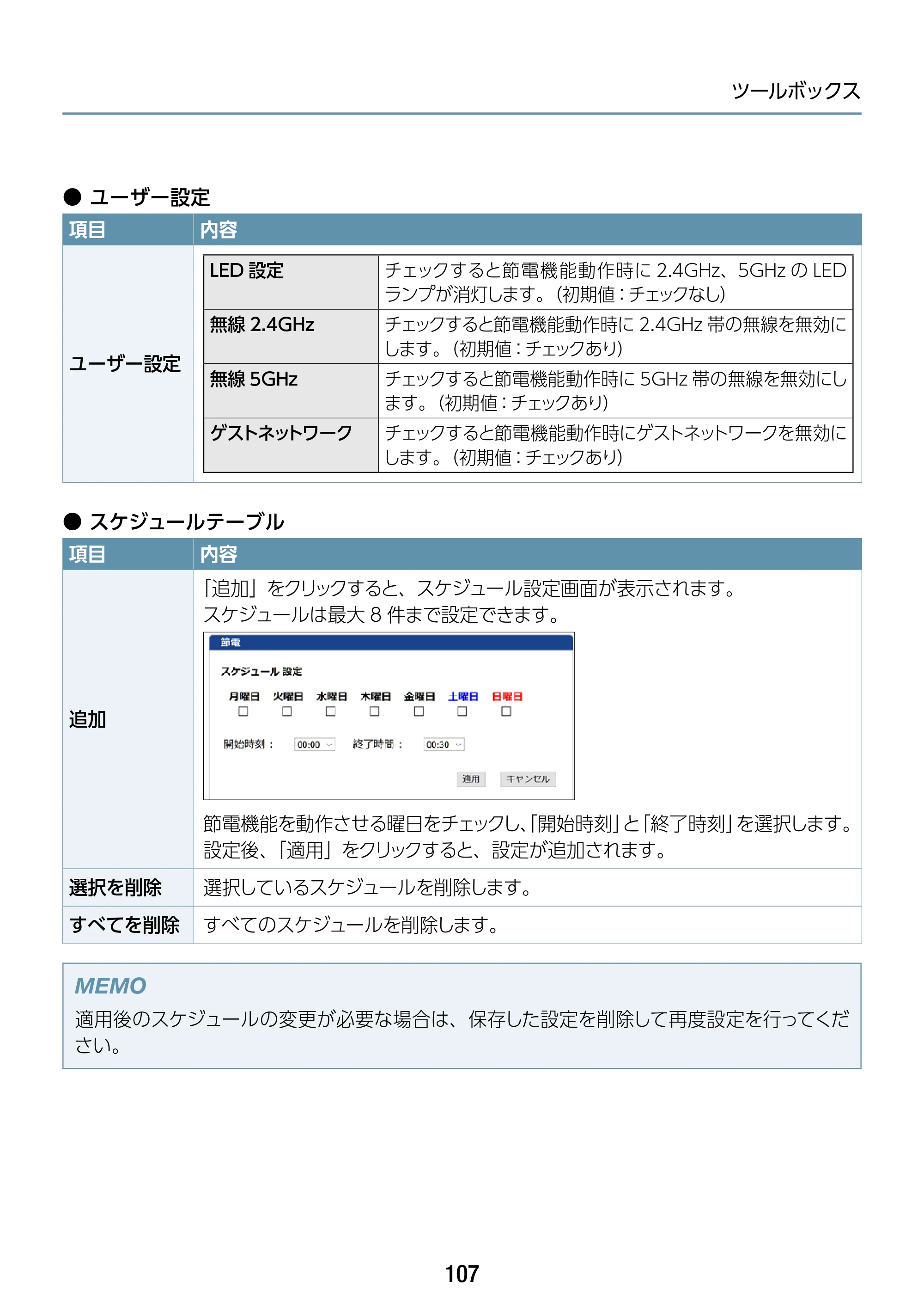 エレコム WAB-S1775 2.ユーザーズマニュアル — 107 — 原本ページ — 107ページ