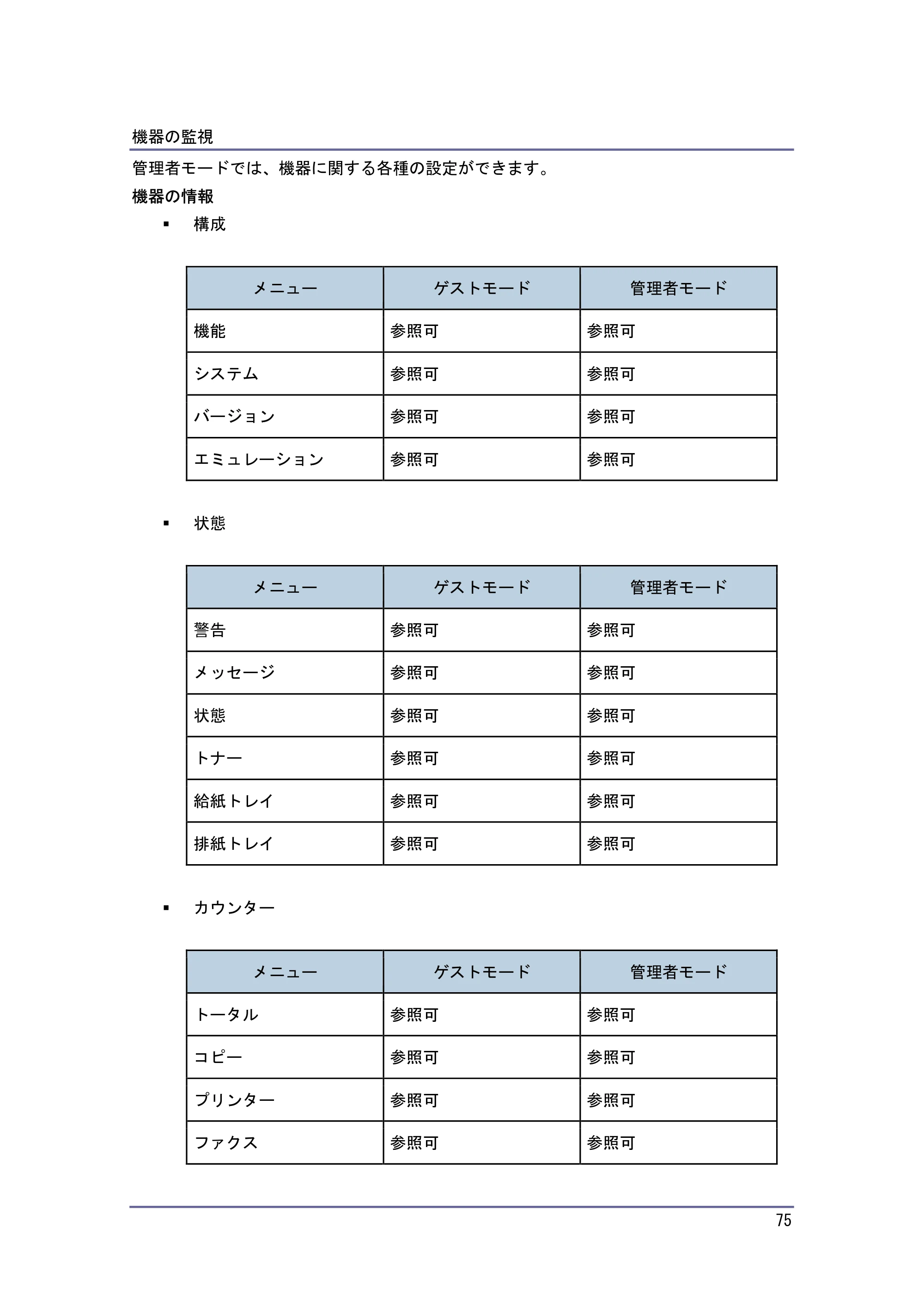 キヤノン iR W940/W940N ネットワークの接続＆システム初期設定 （PDF形式／4.19Mバイト） — 原本ページ — 75ページ