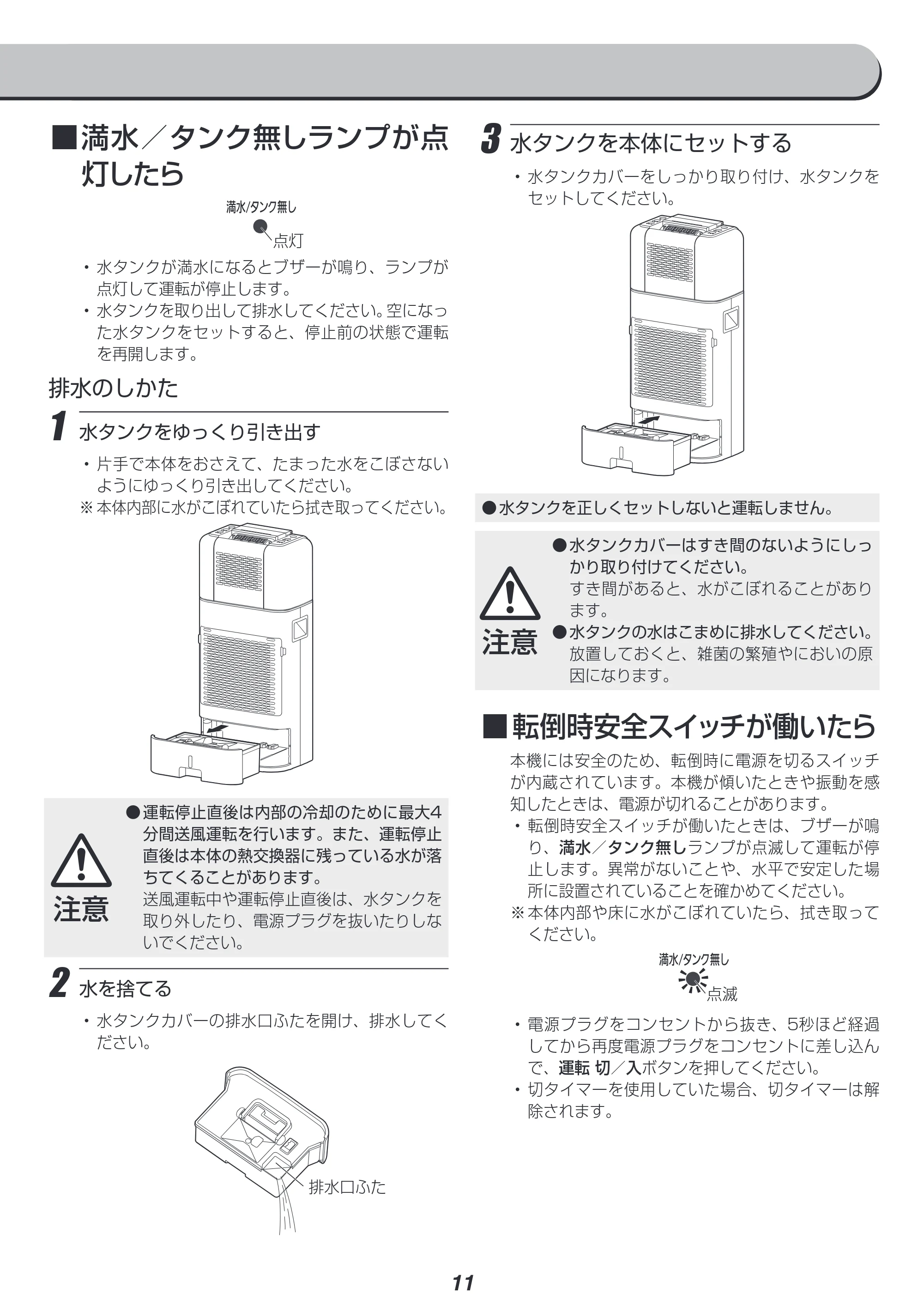 アイリスオーヤマ KIJDC-K80 取扱説明書 — 原本ページ — 11ページ