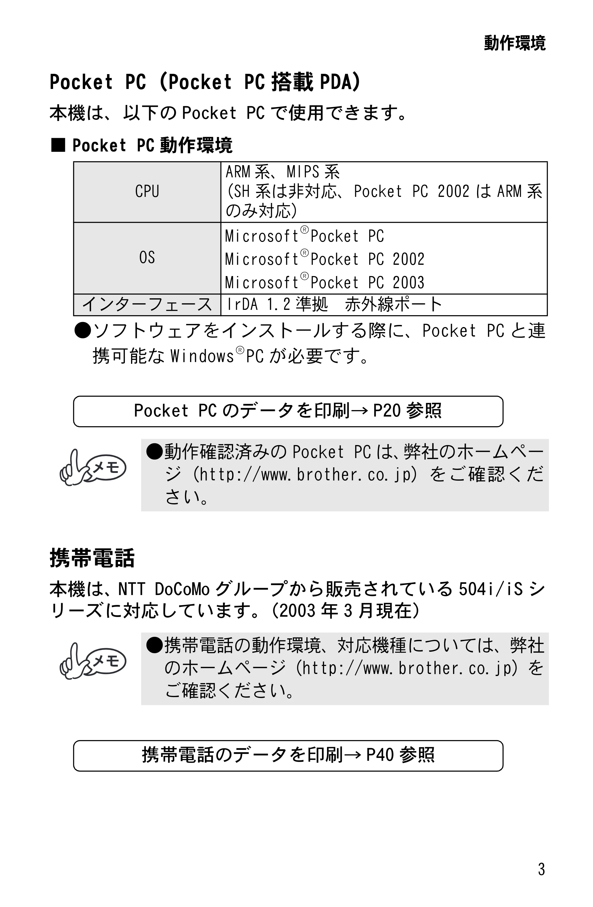 ブラザー MW-120 ソフトウェアガイド — 原本ページ — 5ページ