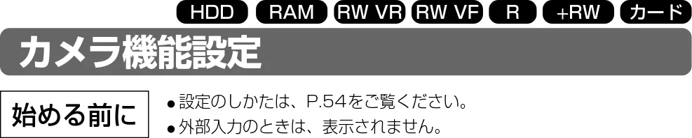 日立 DZ-HS303 取扱説明書 — カメラ機能設定 — 図版 63-1 — 63ページ