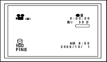 日立 DZ-HS303 取扱説明書 — 画面表示出力 — 図版 73-1 — 73ページ