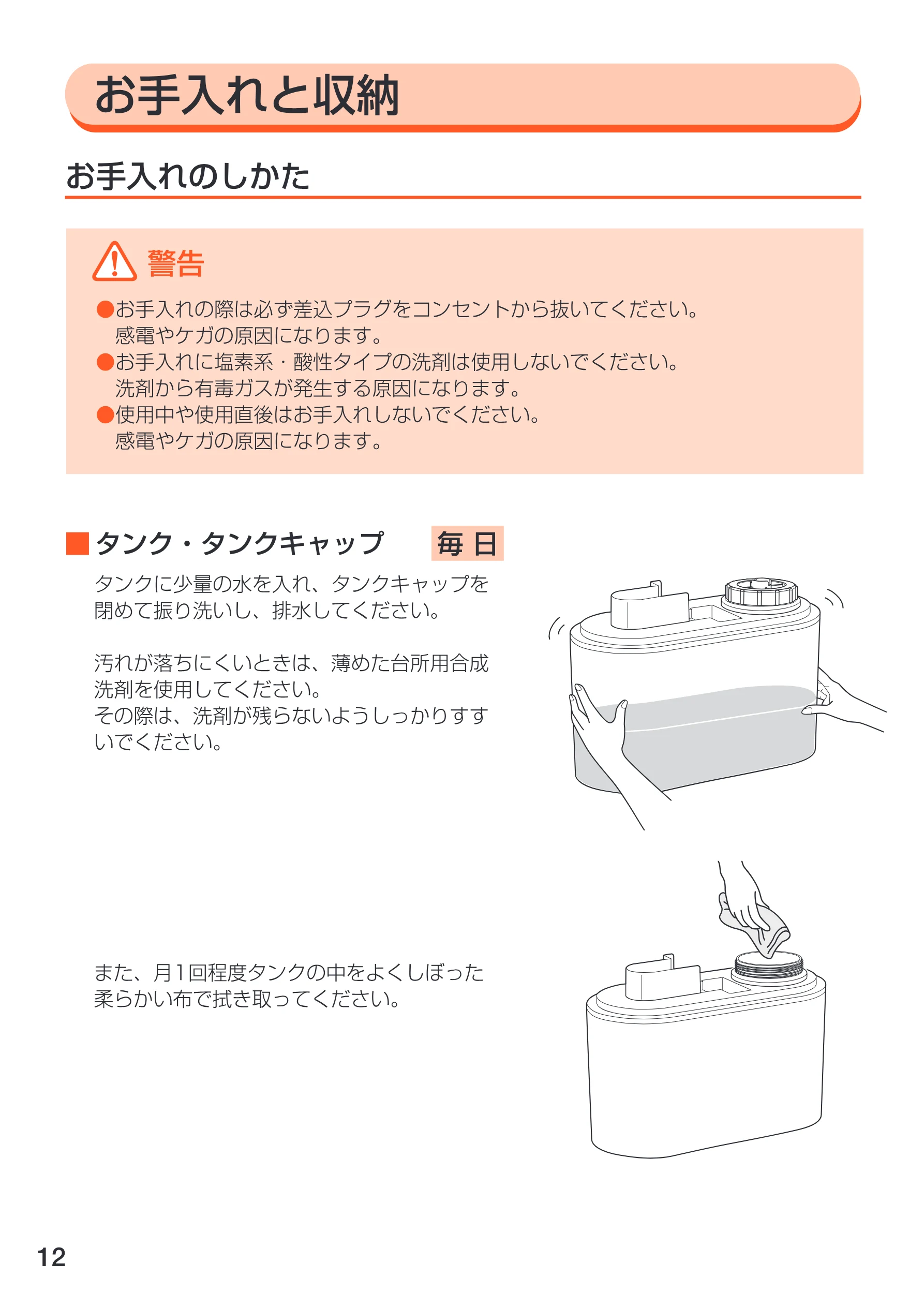 アイリスオーヤマ UHM-400U 取扱説明書 — 12 — 図版 13-1 — 13ページ