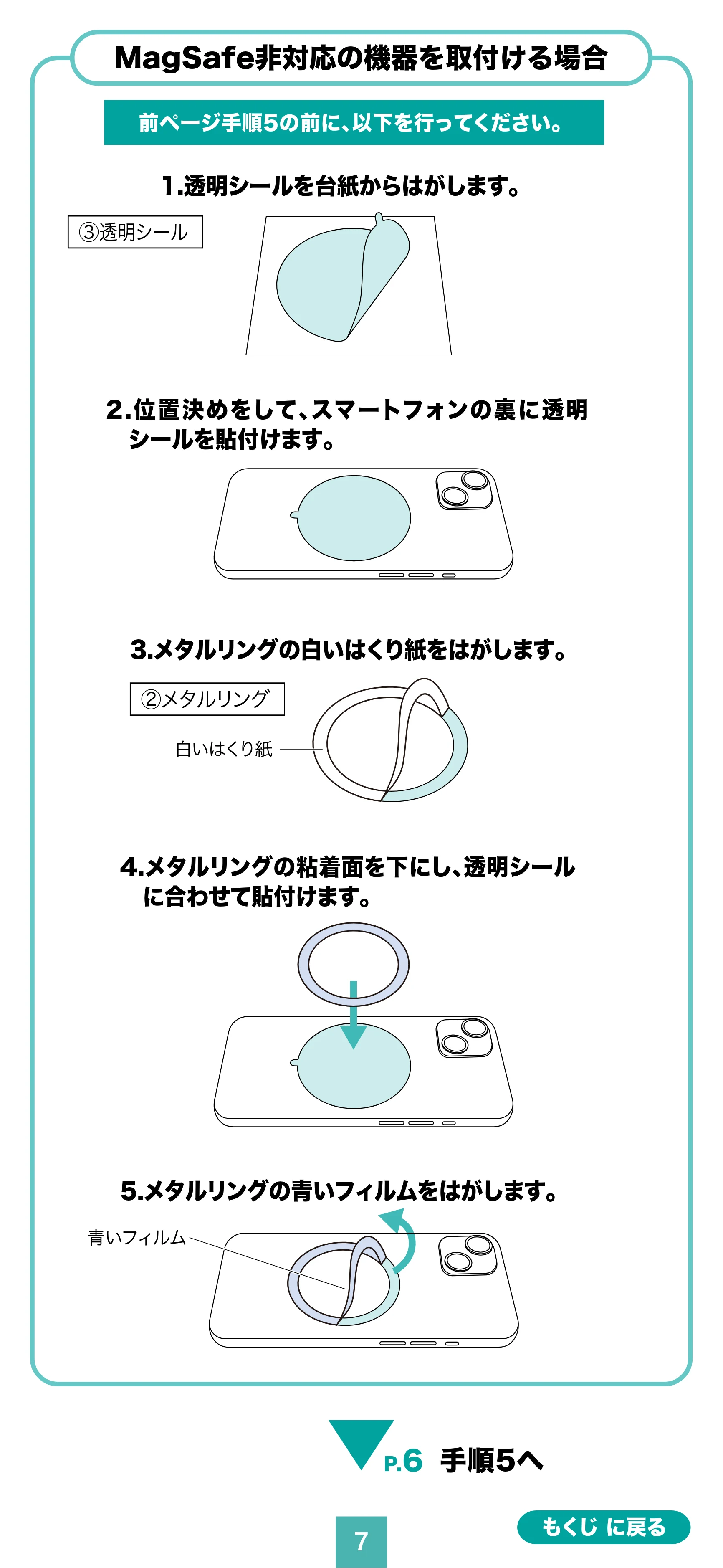 サンワサプライ CAR-HLD15BK 取扱説明書 — 原本ページ — 7ページ