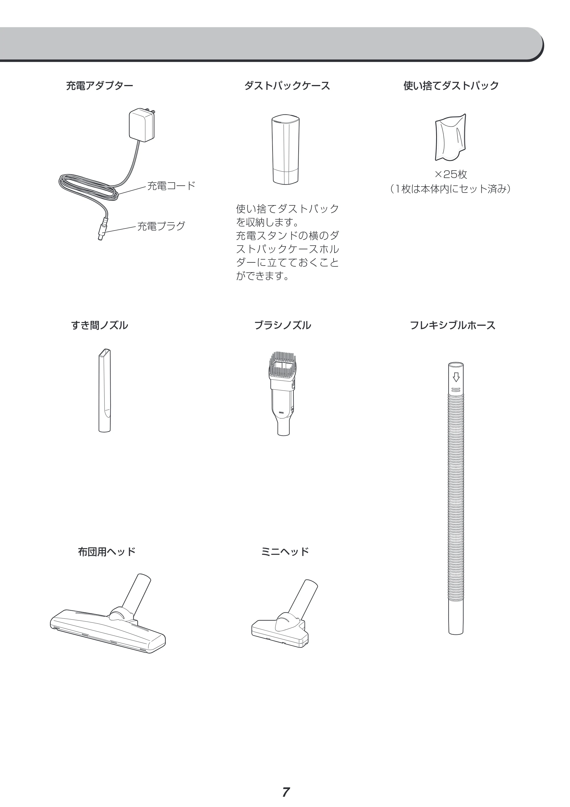 アイリスオーヤマ SBD-E4P 取扱説明書 — 原本ページ — 7ページ