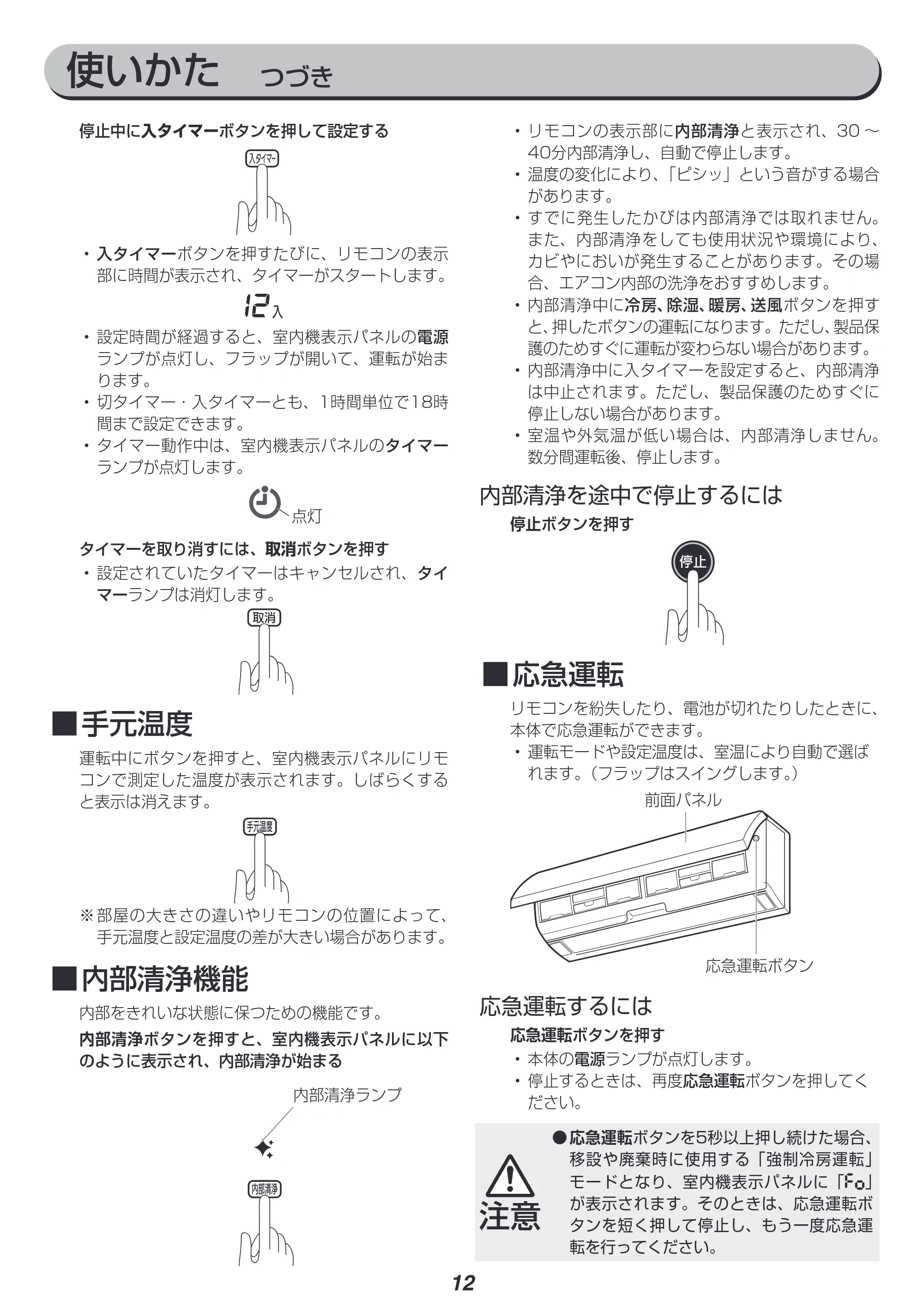 アイリスオーヤマ IRR-2819G 取扱説明書 — 原本ページ — 12ページ