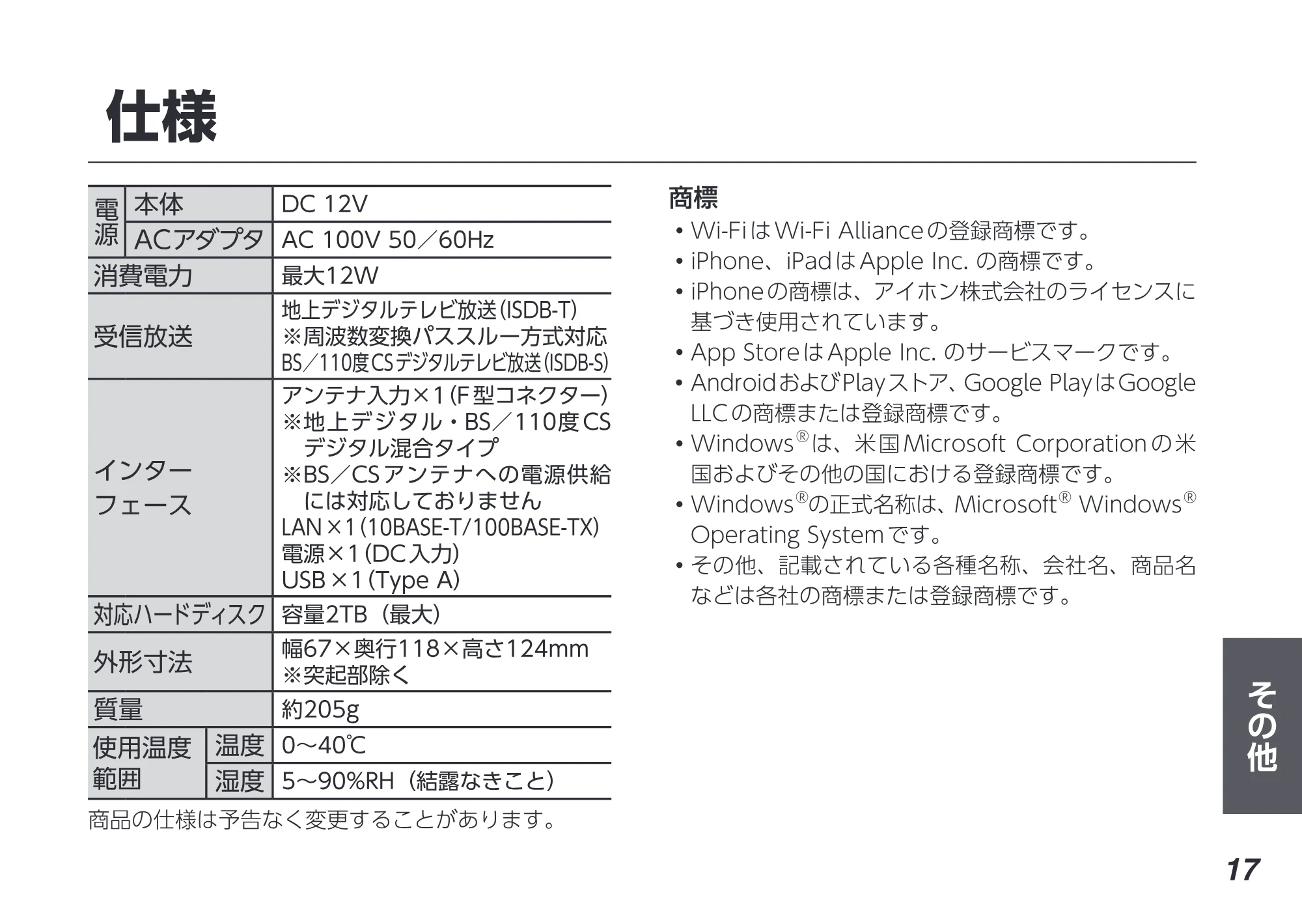 アイリスオーヤマ IST-BAUL201 取扱説明書 — 原本ページ — 17ページ