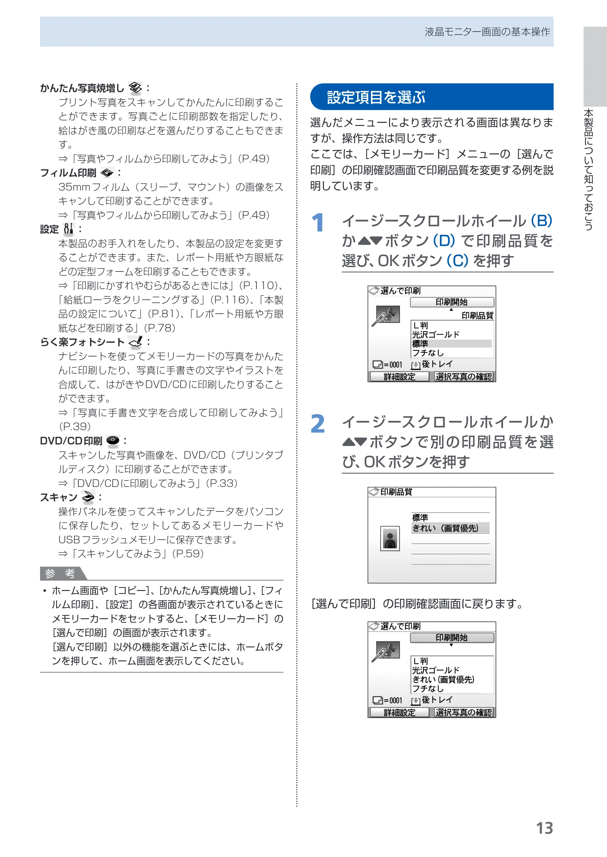 キヤノン PIXUS MP980 らくらく操作ガイド （PDF形式／25.51Mバイト） — 原本ページ — 15ページ
