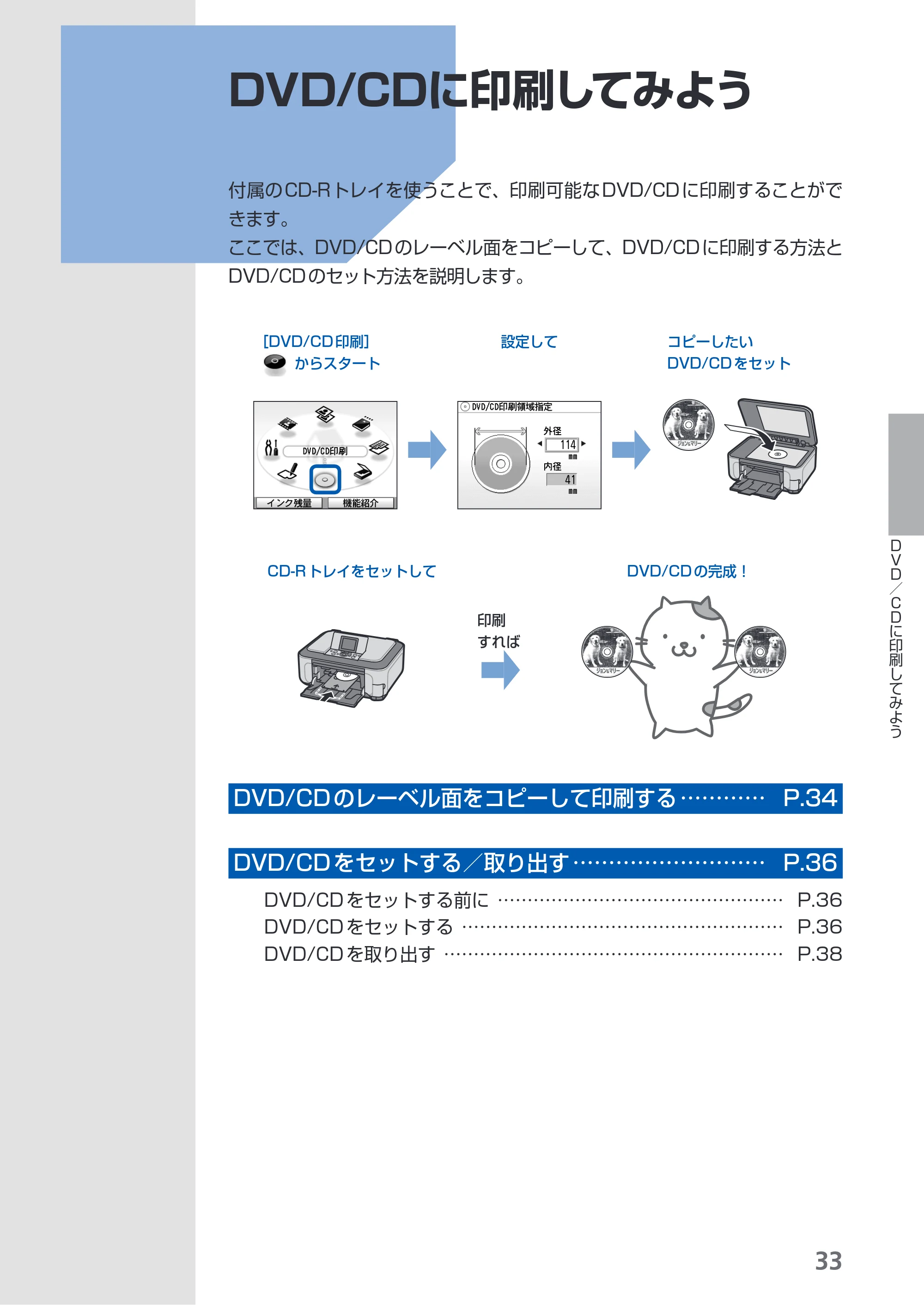 キヤノン PIXUS MP980 らくらく操作ガイド （PDF形式／25.51Mバイト） — 原本ページ — 35ページ