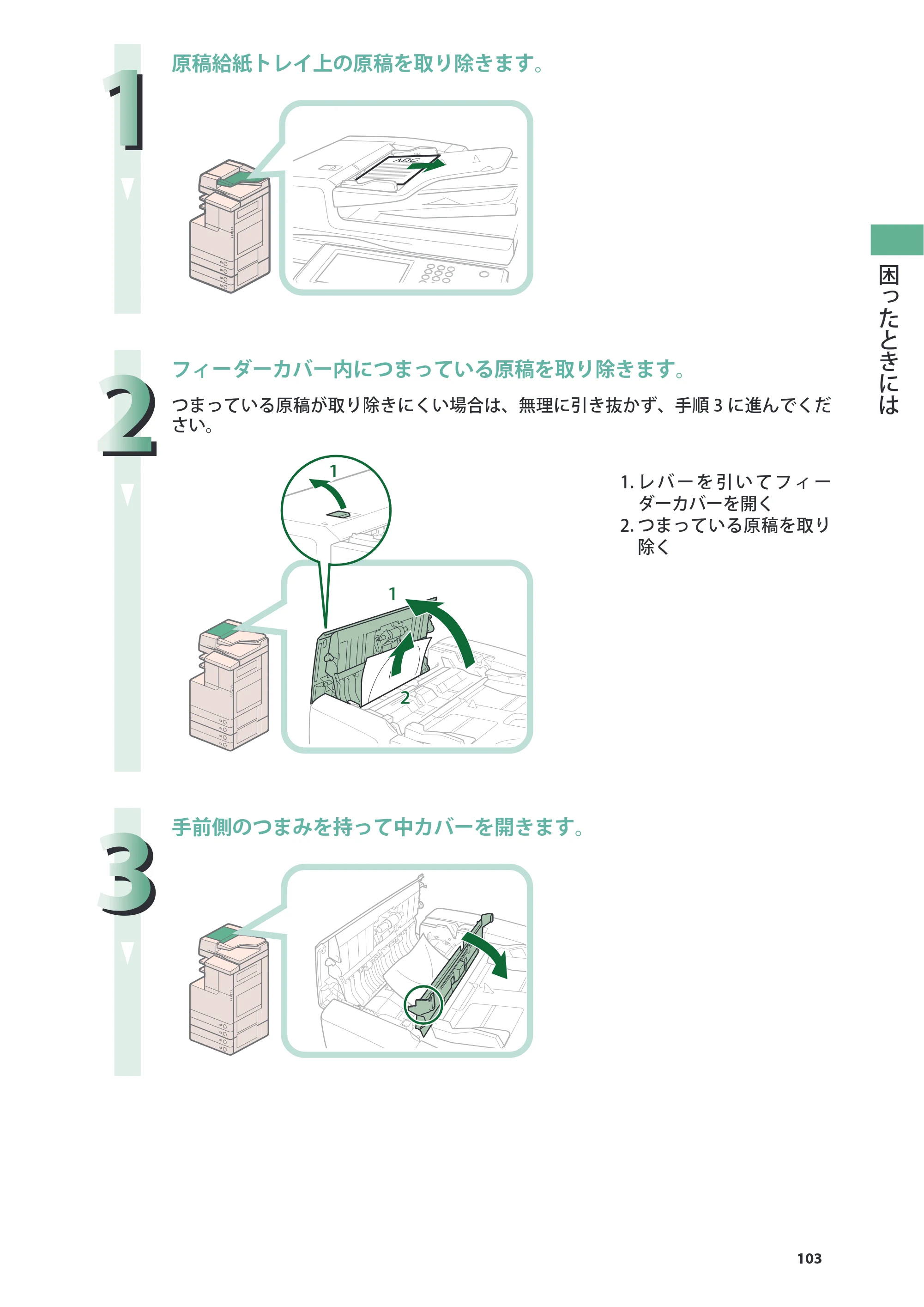 キヤノン imageRUNNER ADVANCE C2230F/C2220/C2220F 基本操作ガイド 2015年1月22日更新（PDF：[45.6MB） — 原本ページ — 103ページ