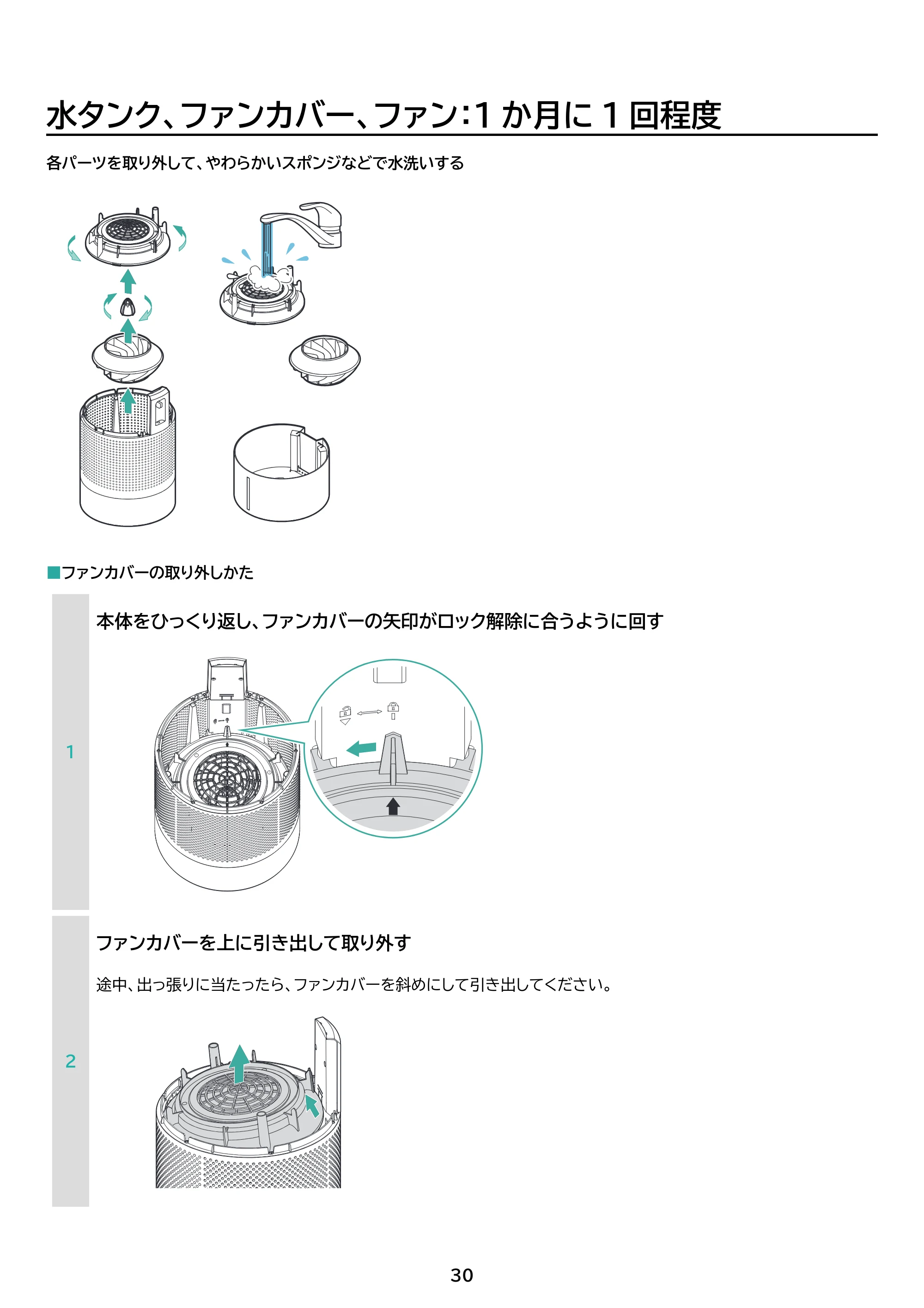 アイリスオーヤマ KHM-MVU601 取扱説明書 — 原本ページ — 30ページ