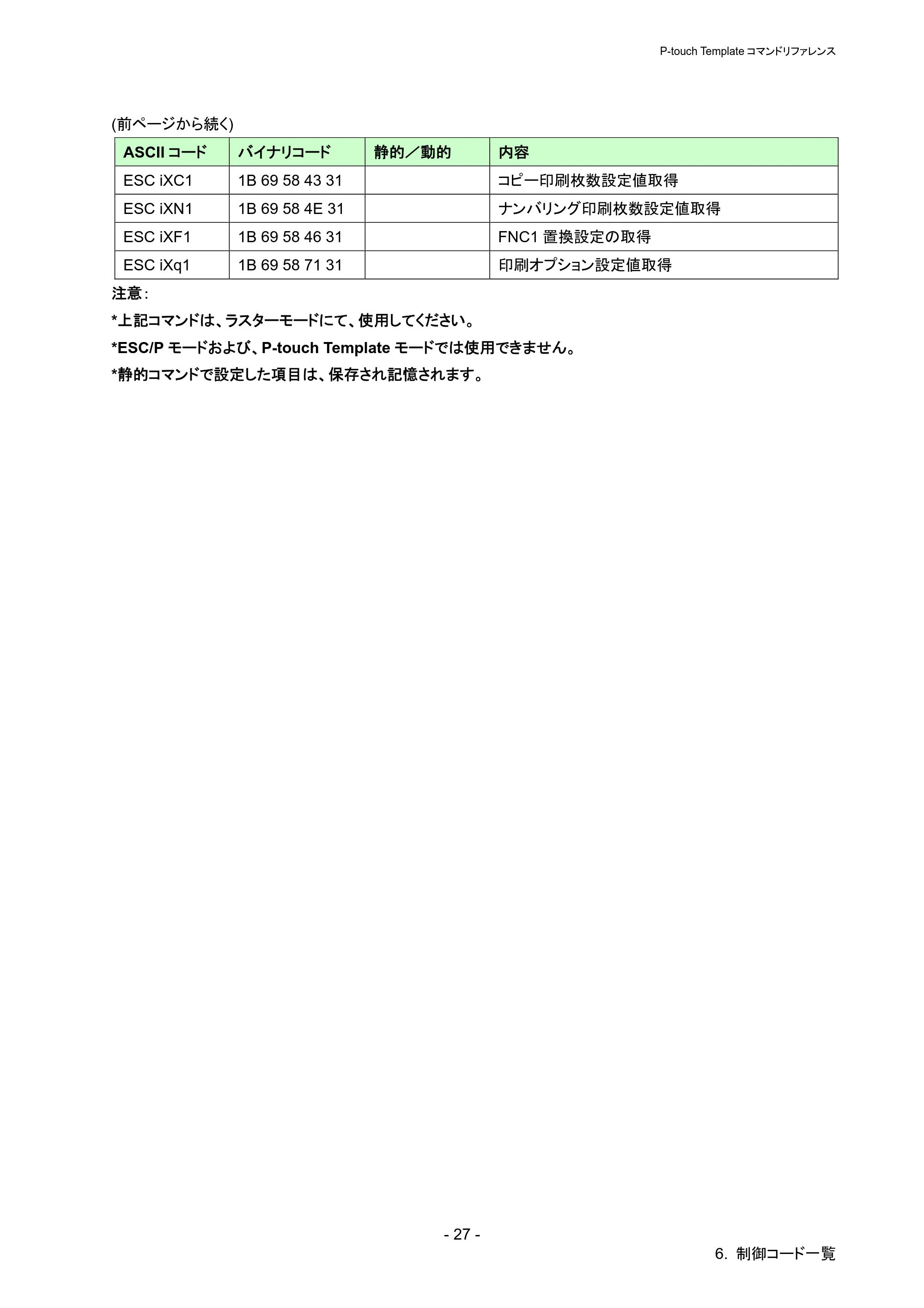 ブラザー QL-720NW P-touch テンプレートマニュアル / コマンドリファレンス — 原本ページ — 32ページ