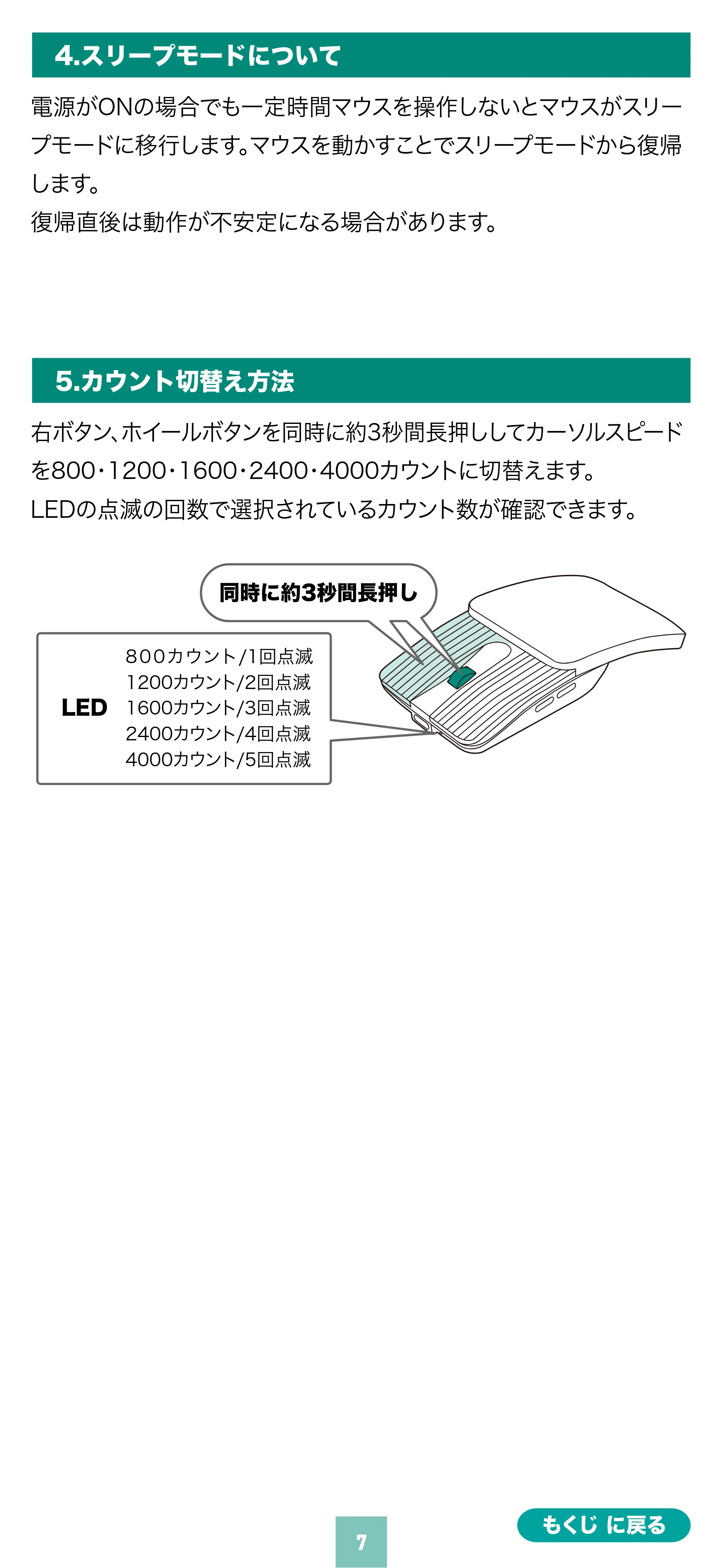 サンワサプライ MA-BBS526GY / MA-BBS526R 取扱説明書 — 原本ページ — 7ページ