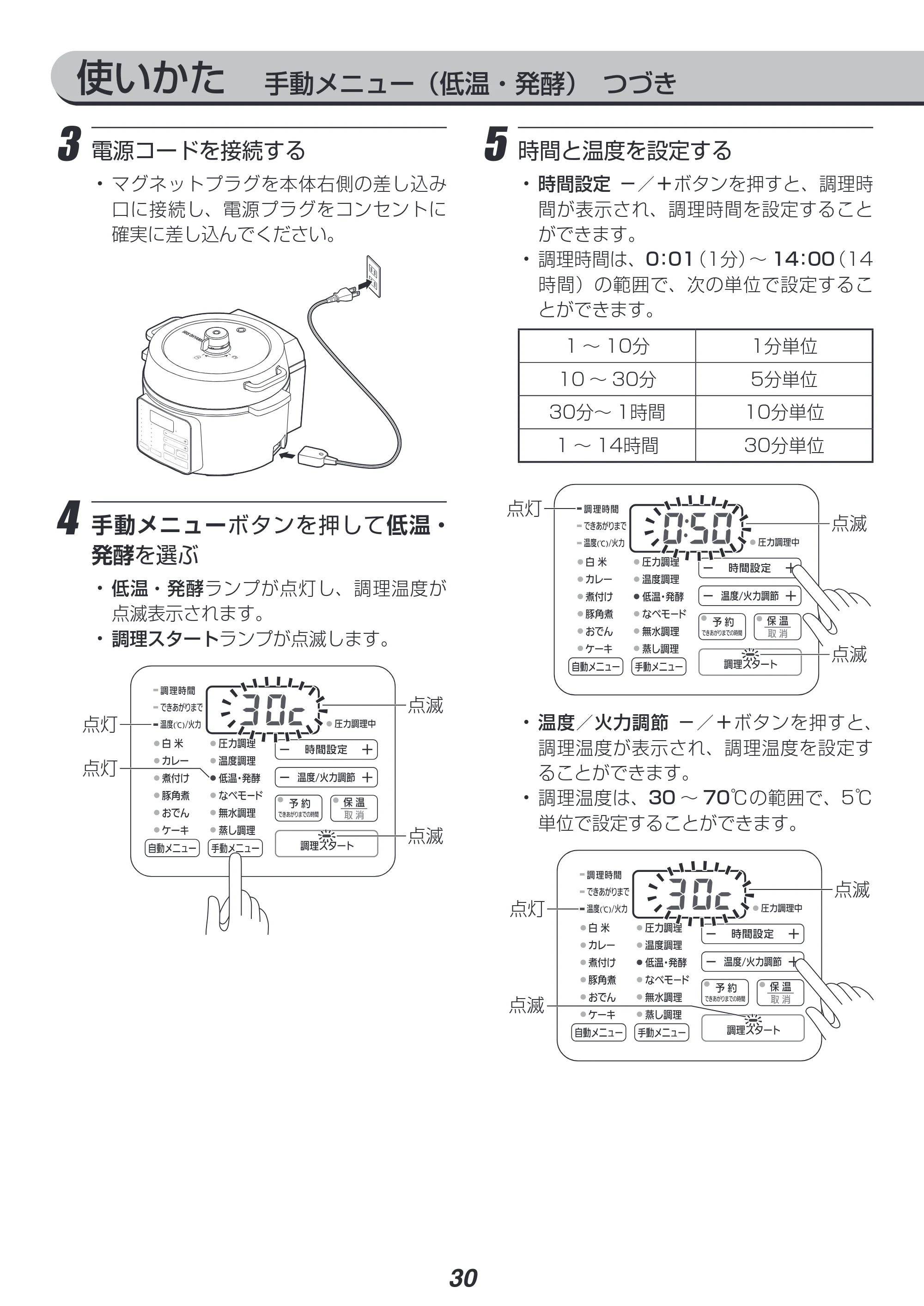 アイリスオーヤマ PC-MA2 取扱説明書 — 原本ページ — 30ページ