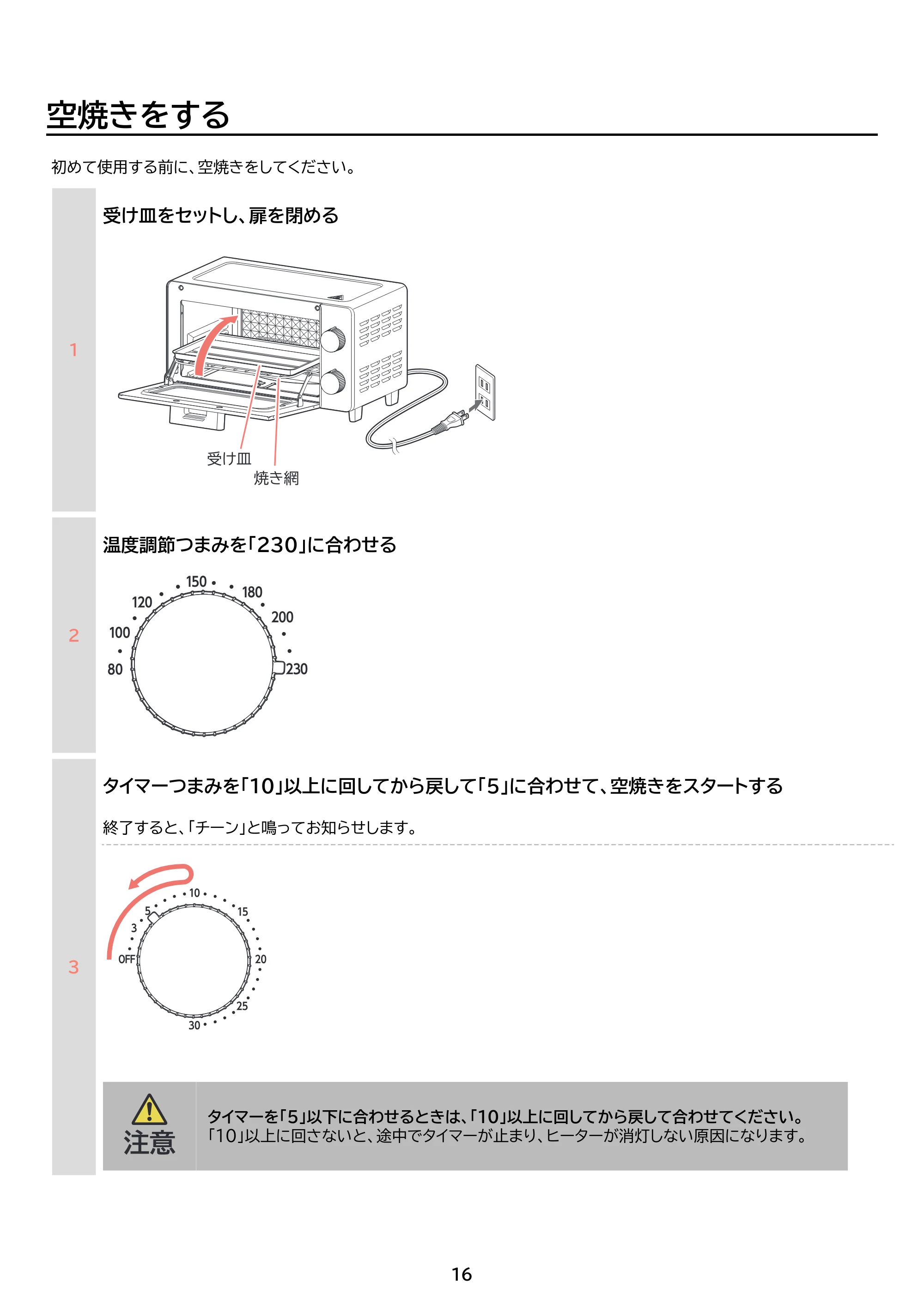 アイリスオーヤマ EOT-201 取扱説明書 — 原本ページ — 16ページ