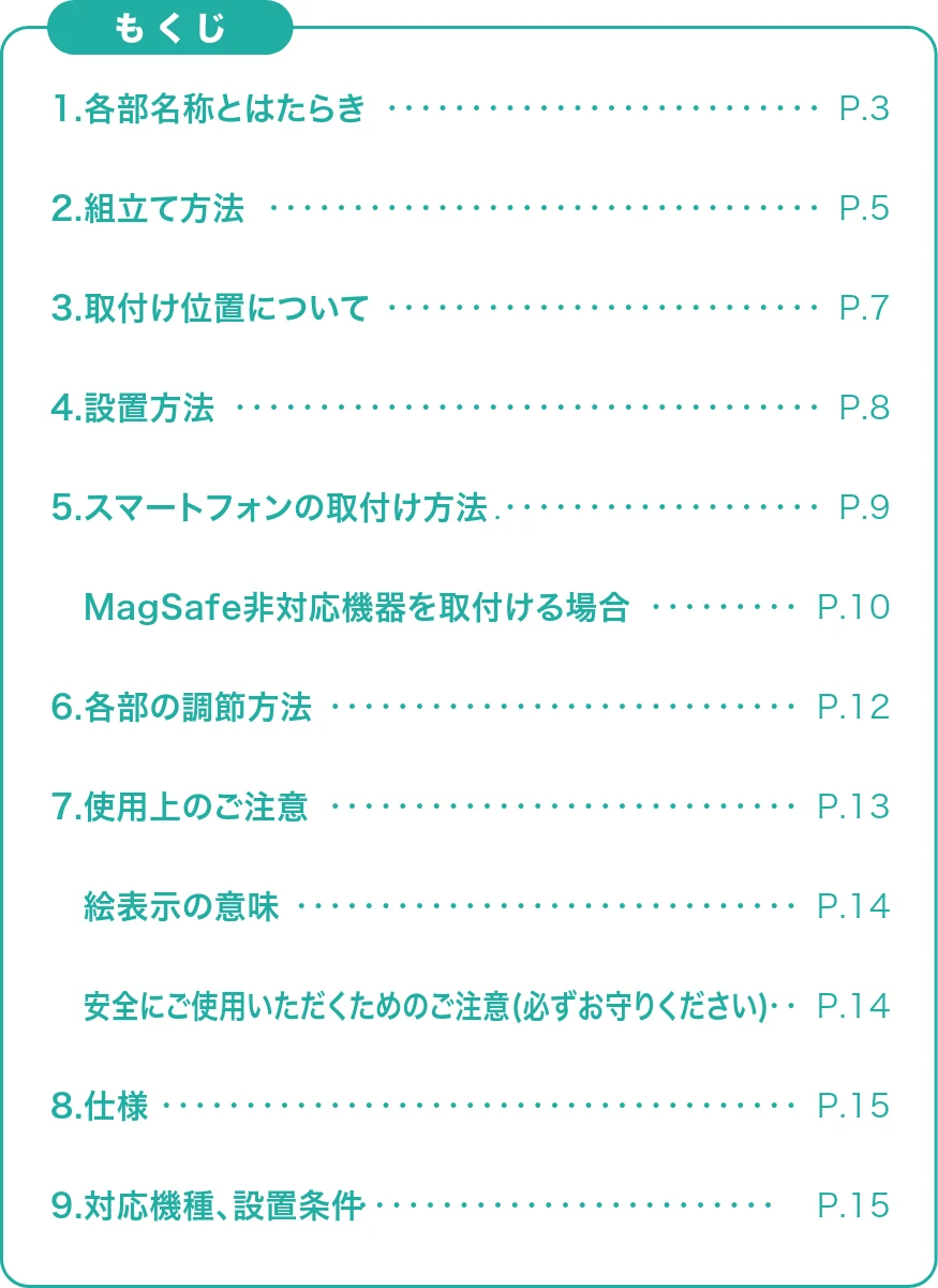 サンワサプライ 200-CAR126 取扱説明書 — 図版 2-1 — 2ページ