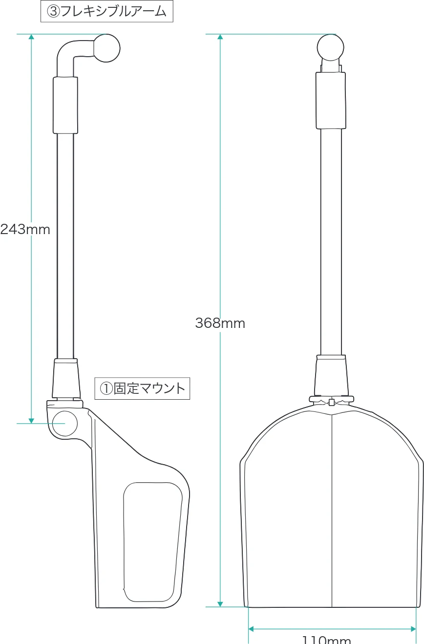 サンワサプライ 200-CAR126 取扱説明書 — 1.各部名称とはたらき(続き) — 図版 4-1 — 4ページ