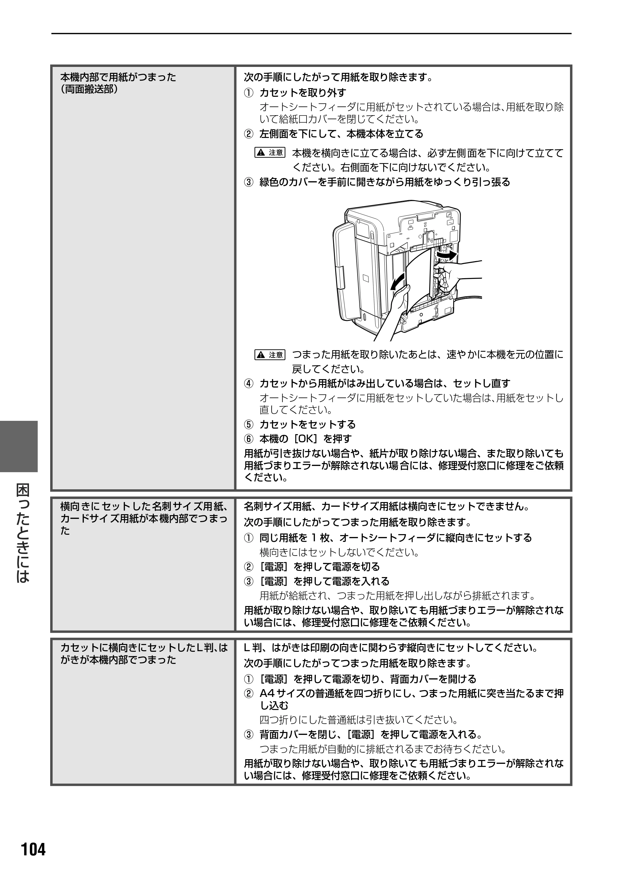 キヤノン PIXUS MP830 操作ガイド（本体操作編） （PDF形式／7.76Mバイト） — 原本ページ — 106ページ