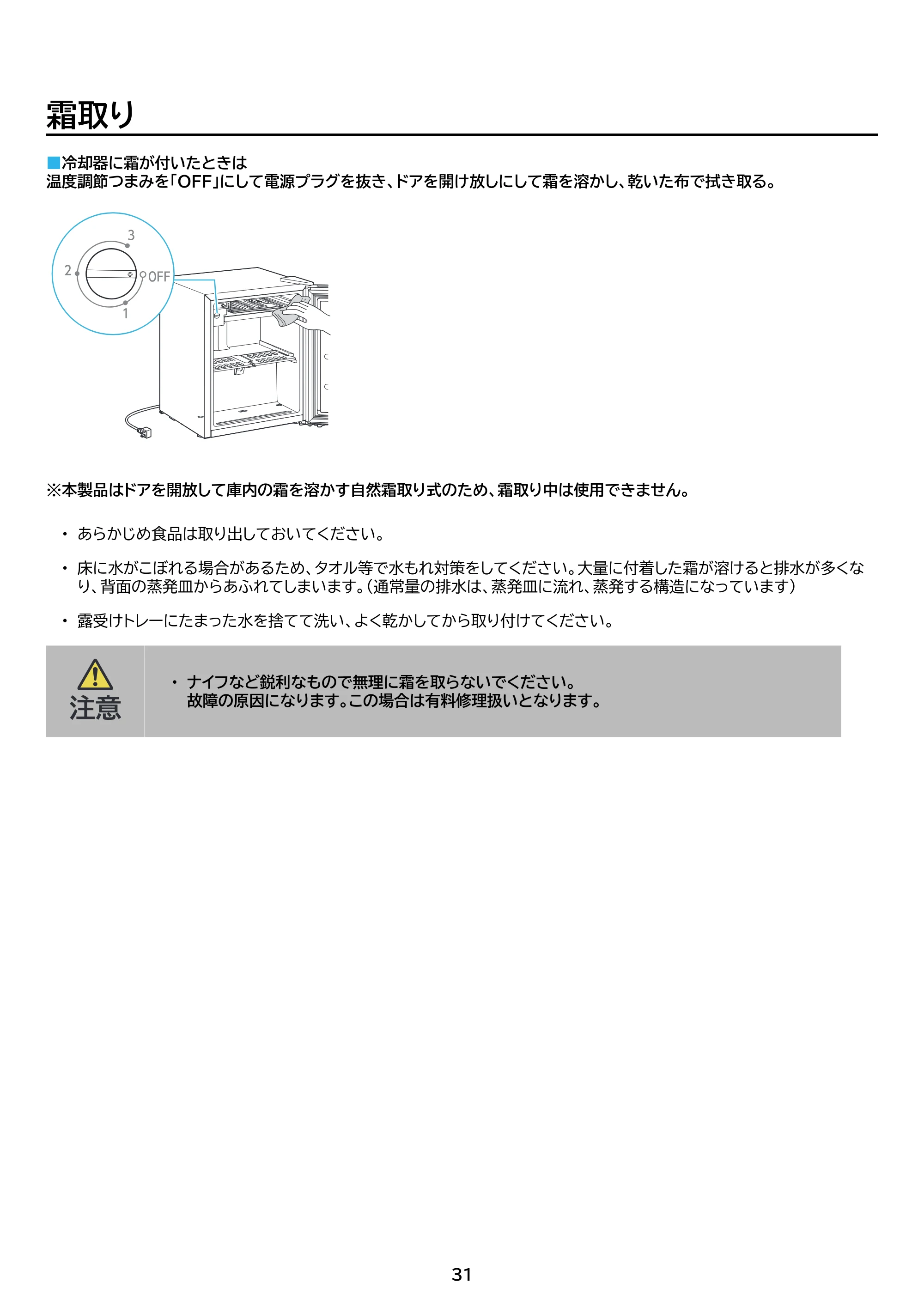 アイリスオーヤマ HRSD-2AL 取扱説明書 — 原本ページ — 31ページ