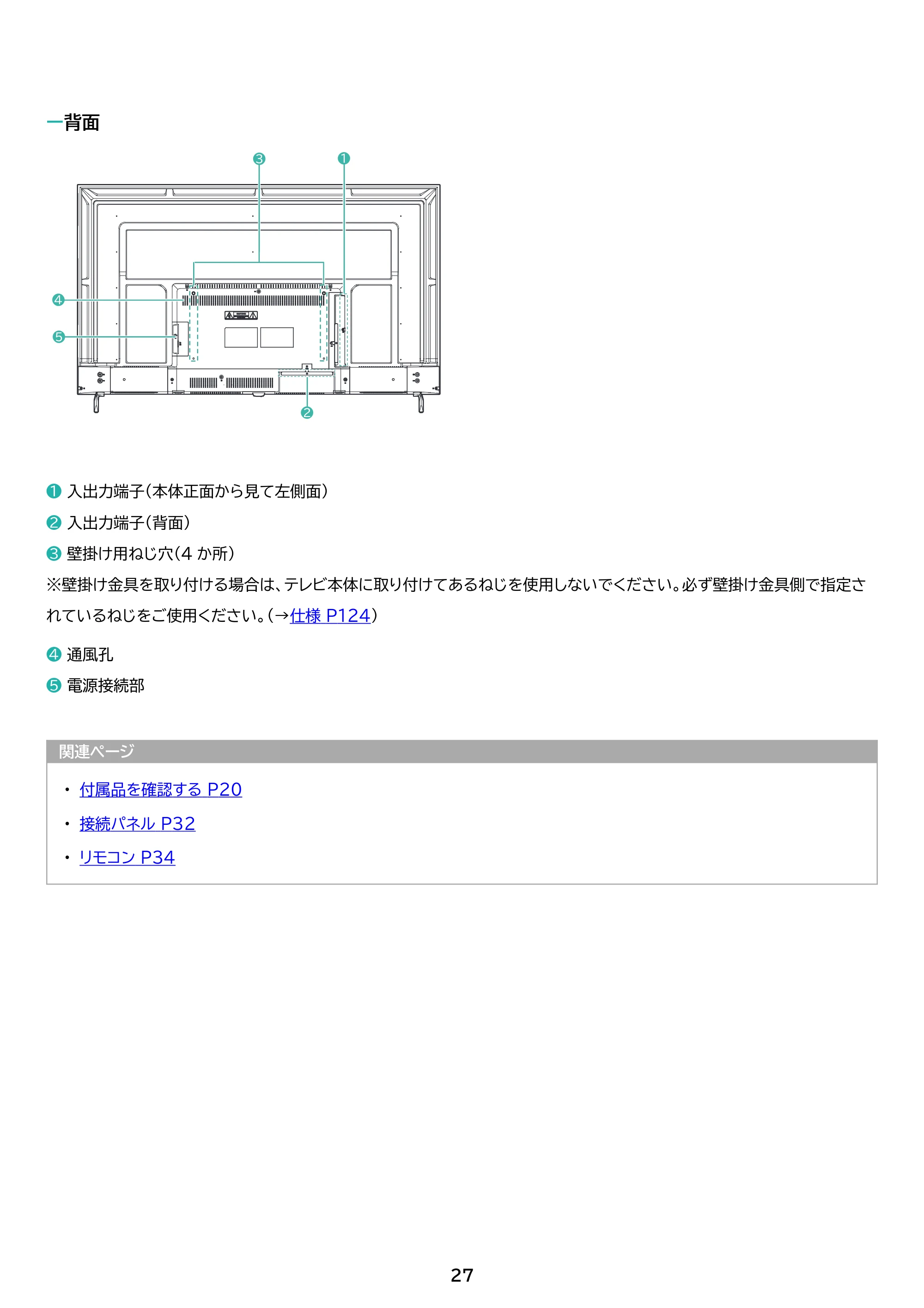 アイリスオーヤマ LT-55UGX-F1 取扱説明書 — 原本ページ — 27ページ